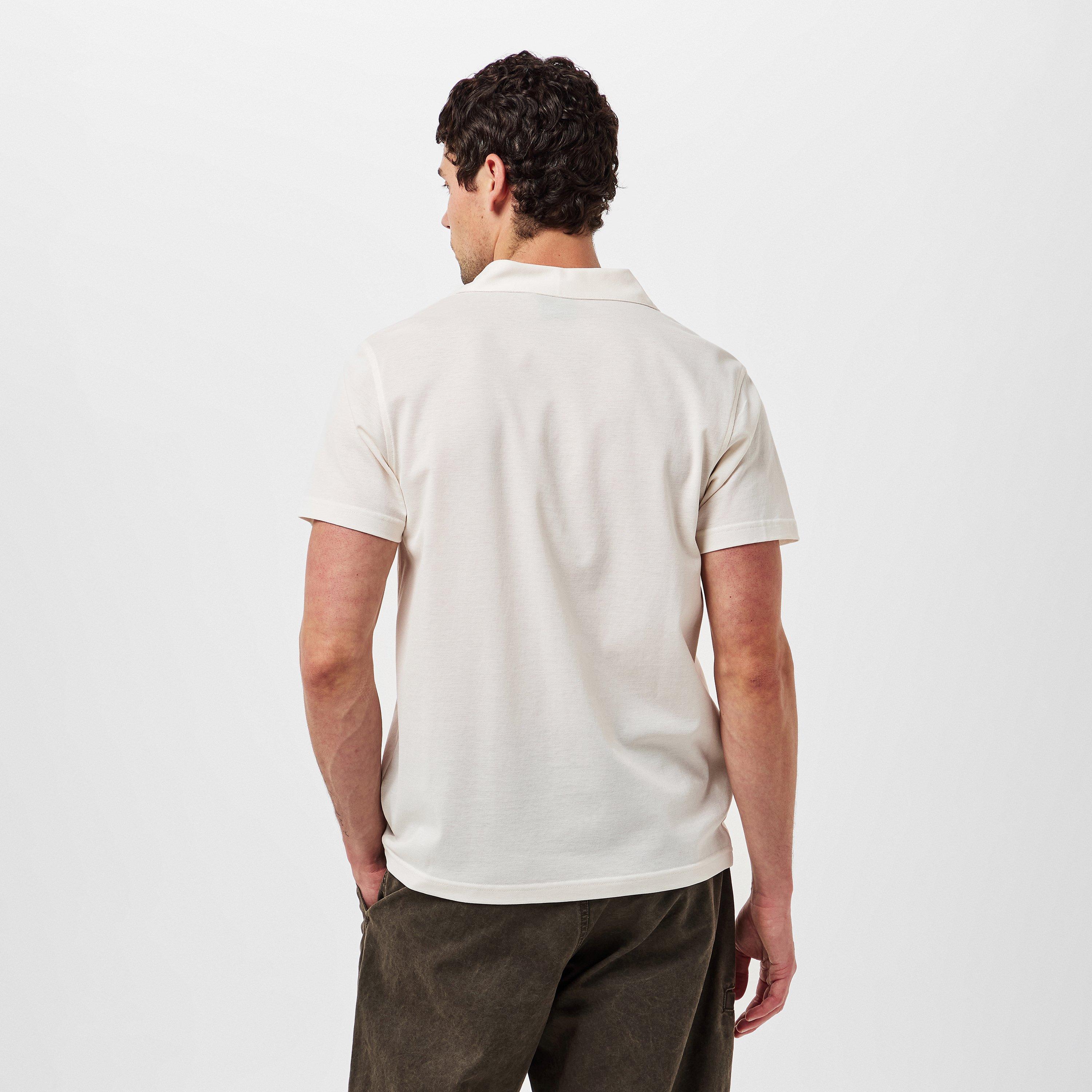 Whspr Whte WH32 - Barbour International - Men's Tonto Short Sleeve Polo Shirt - 4