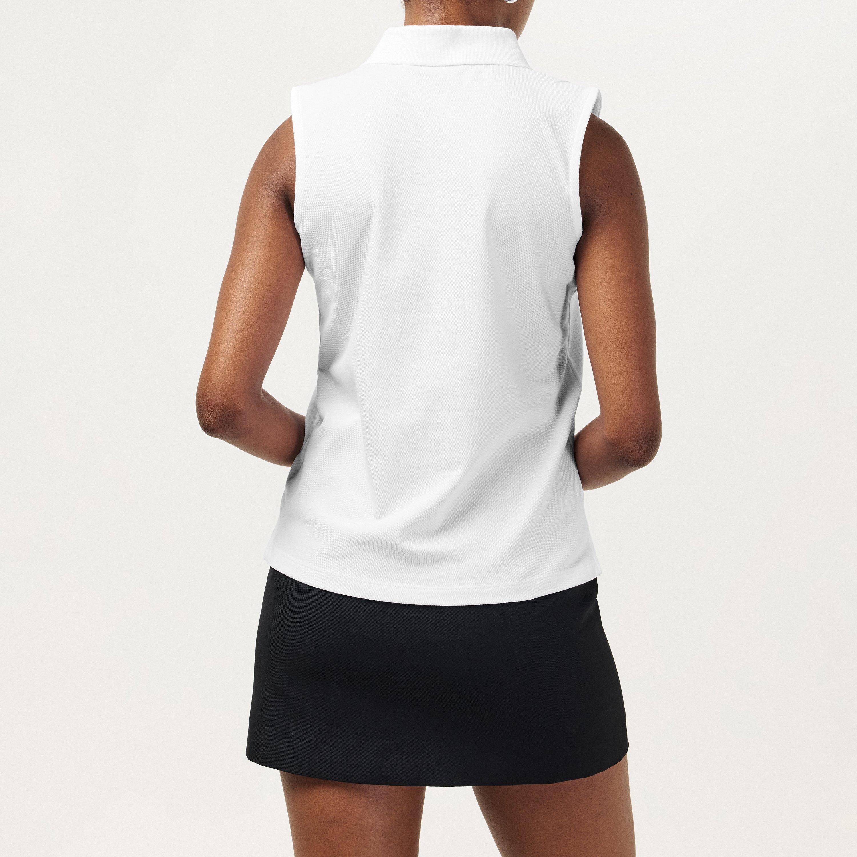 White - Barbour - Bowford Sleeveless Polo Shirt - 4