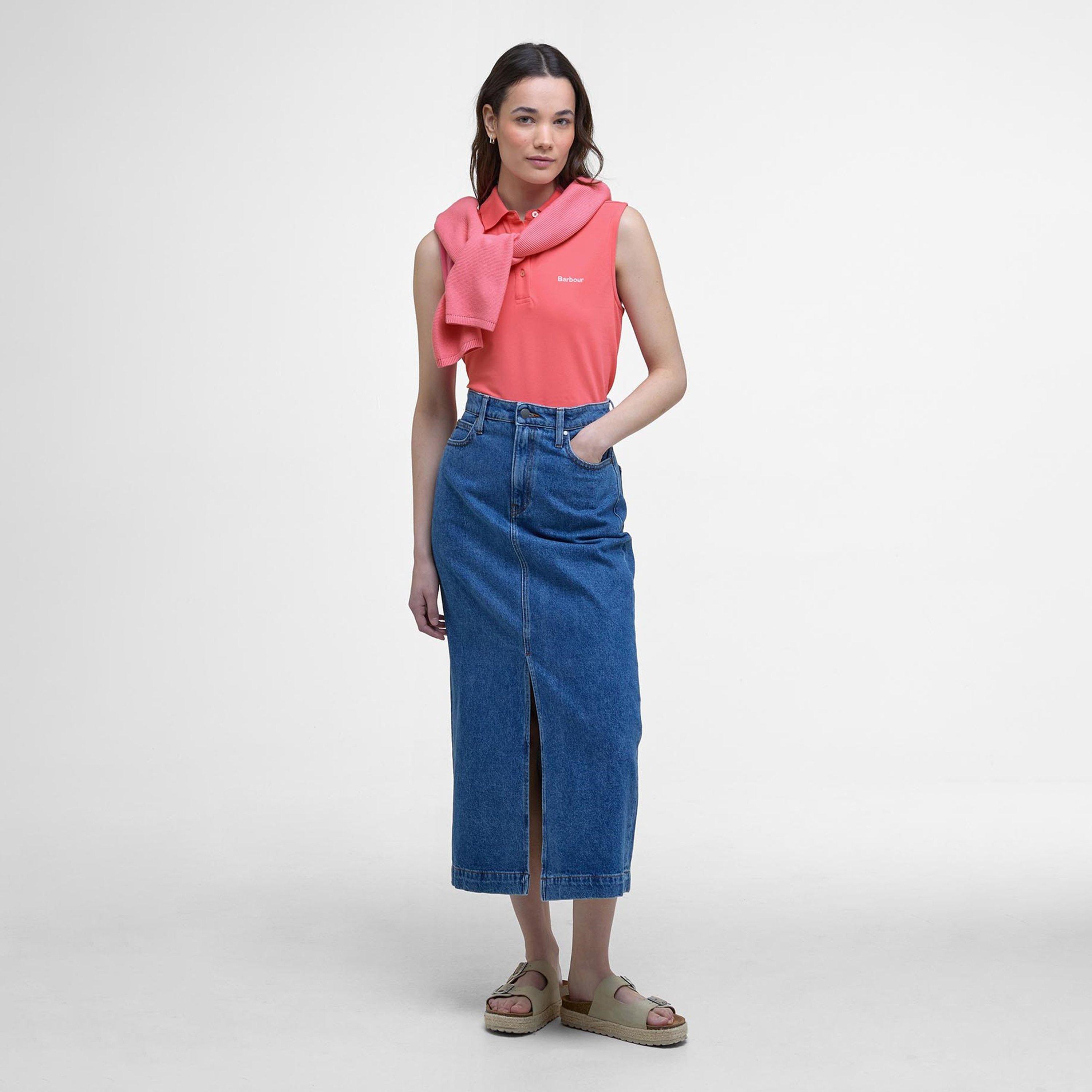 Pink Punch - Barbour - Bowford Sleeveless Polo Shirt - 6