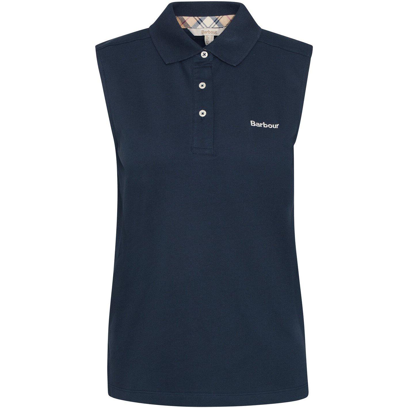 Barbour Women's Bowford Sleeveless Polo Shirt - Navy - 12 (M)