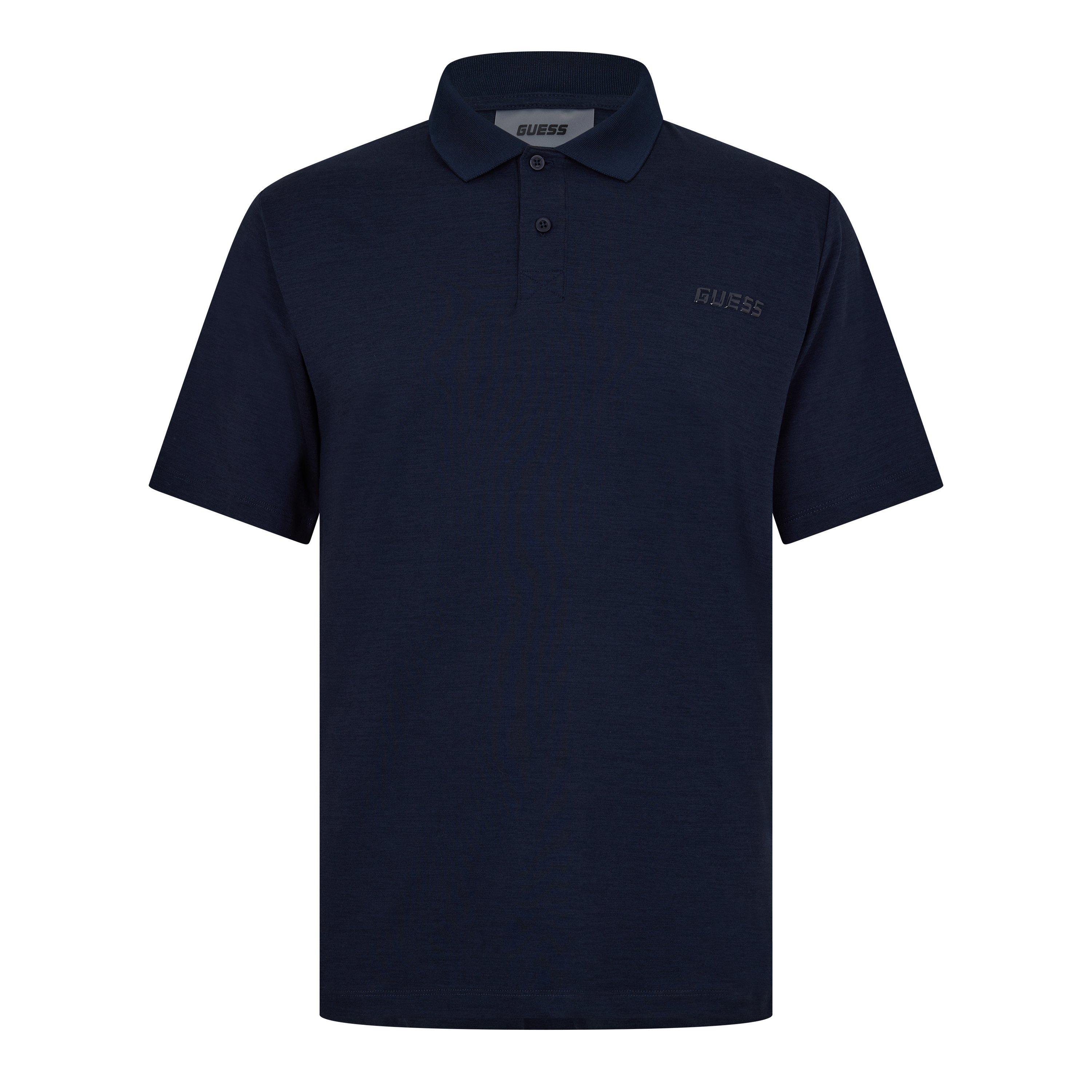 Smart Blue - Guess - Men's Chester Short Sleeve Polo Shirt - 1