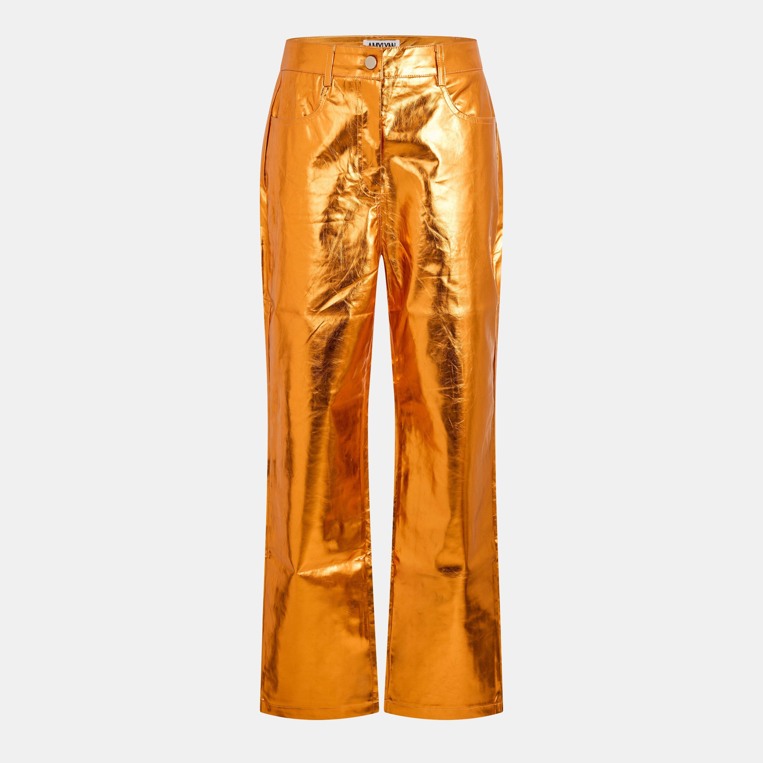 Orange - AmyLynn - Women's Straight Leg Trouser - 1