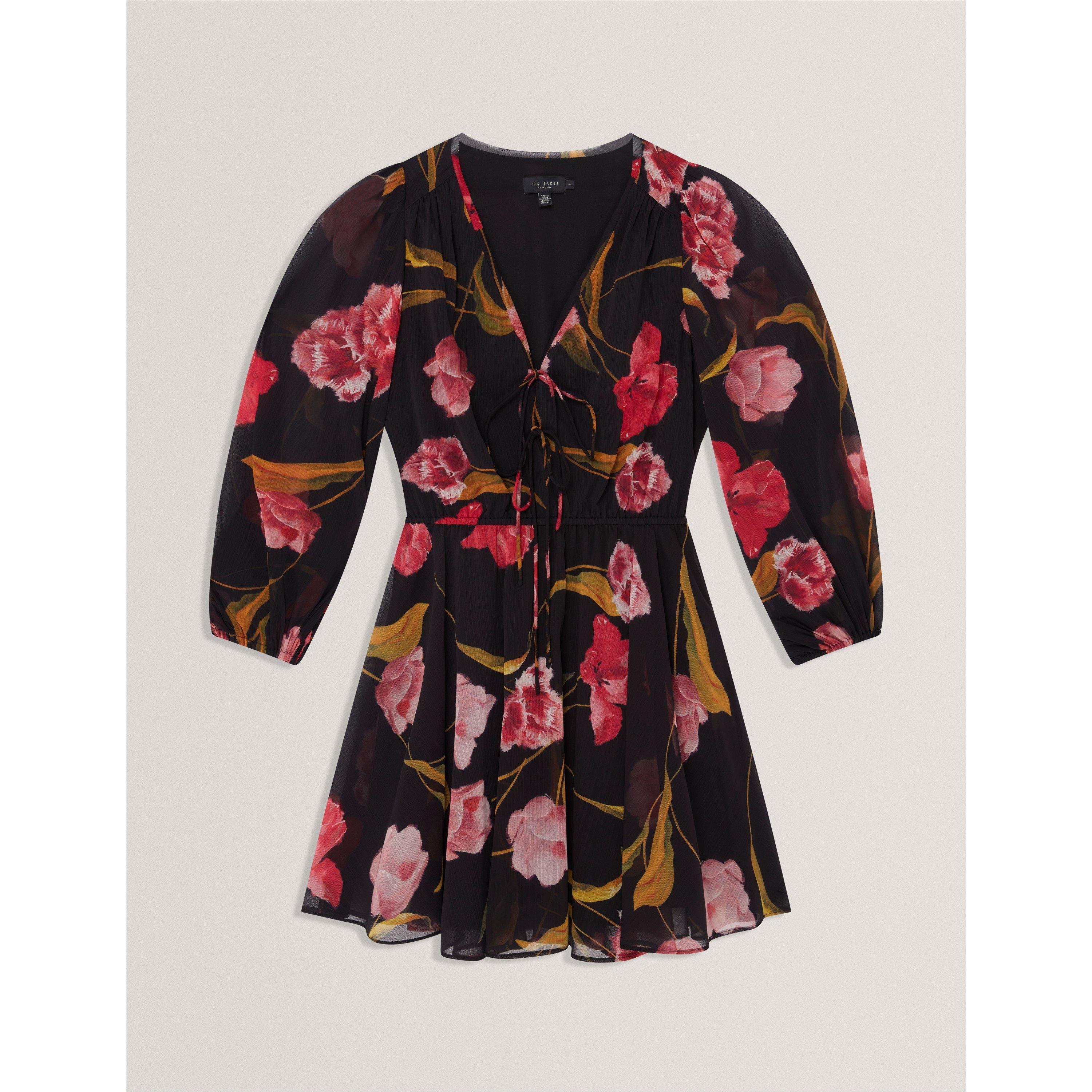 Ted Baker Women's Long Sleeve Blouse - Black - 14 (L)