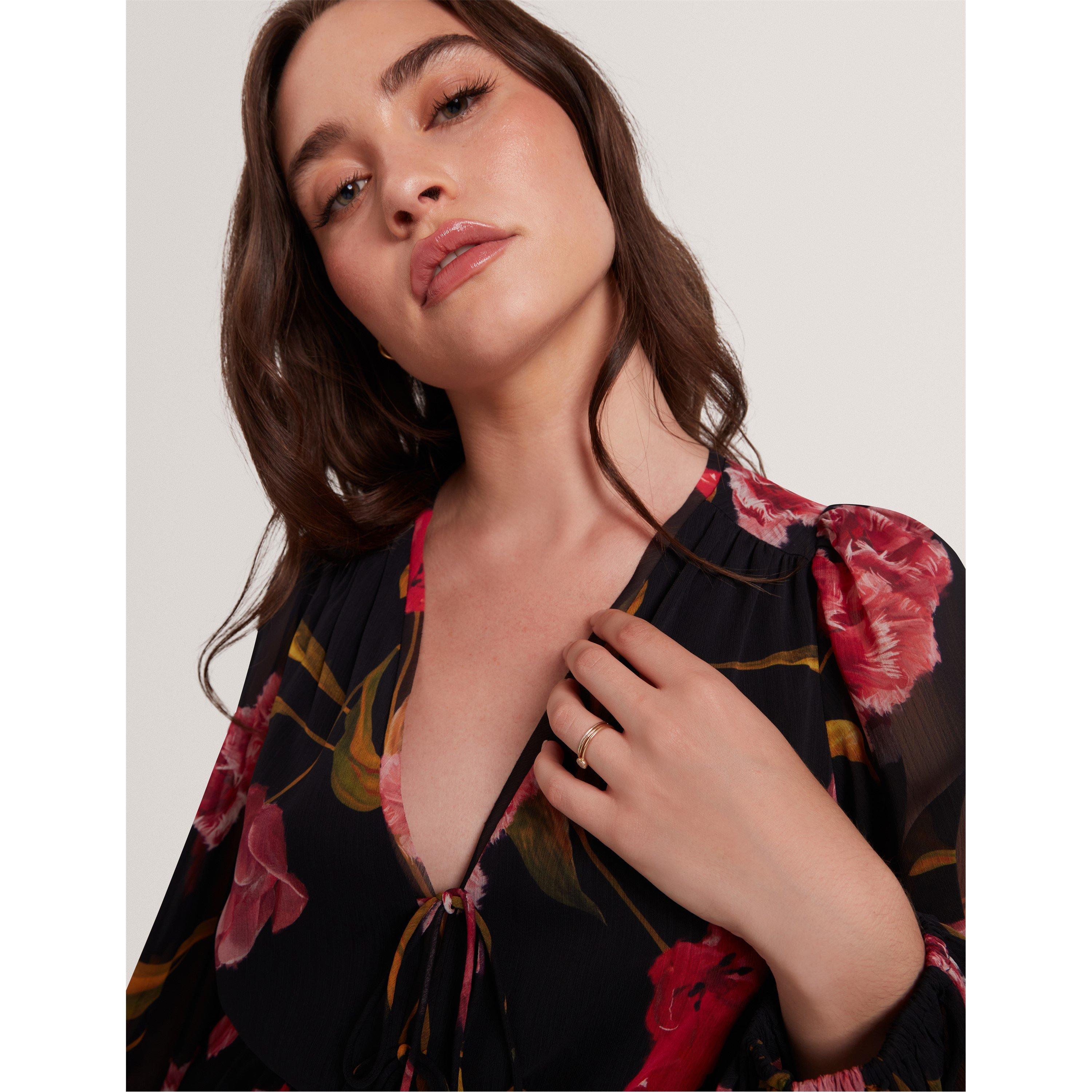 Black - Ted Baker - Women's Long Sleeve Blouse - 5