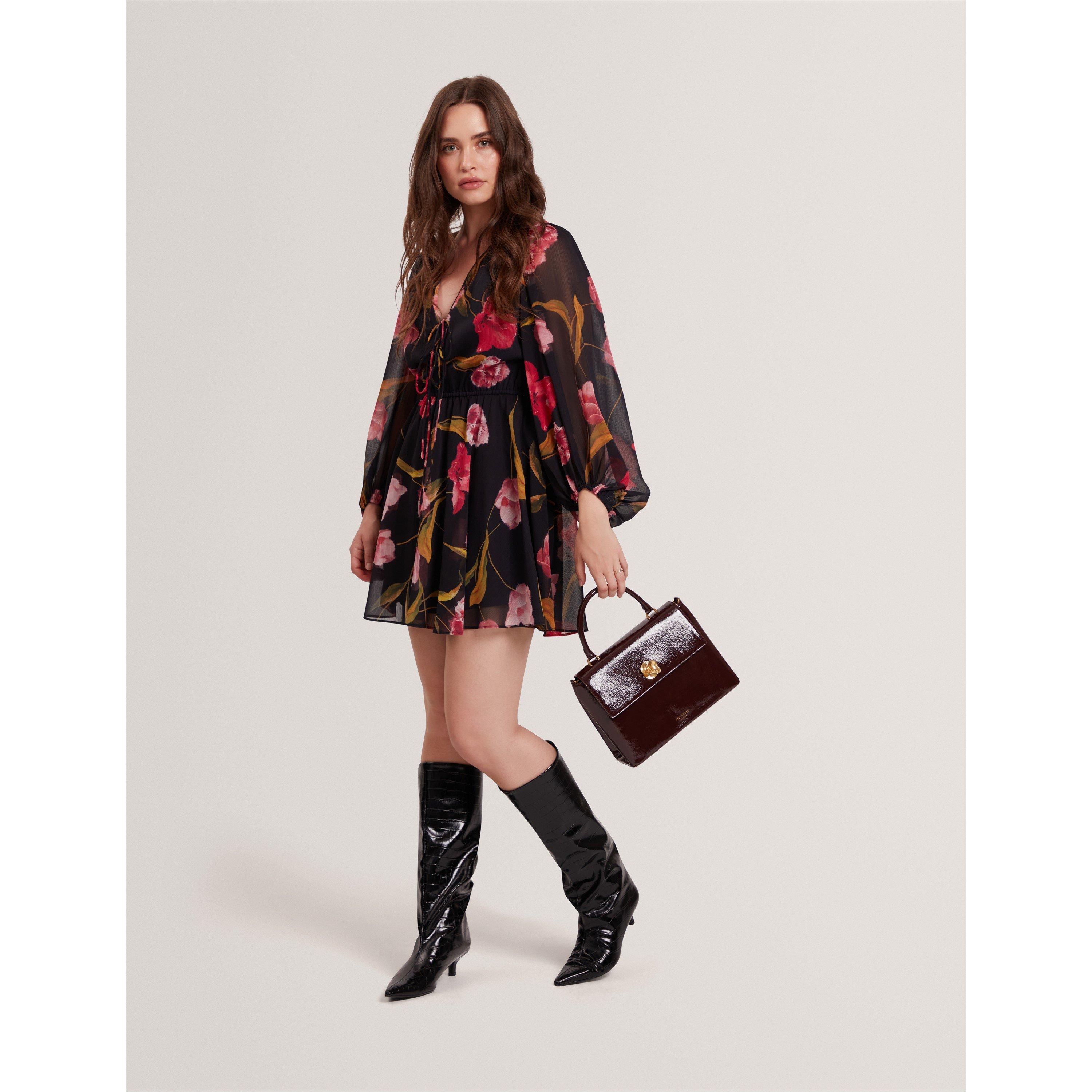 Black - Ted Baker - Women's Long Sleeve Blouse - 6