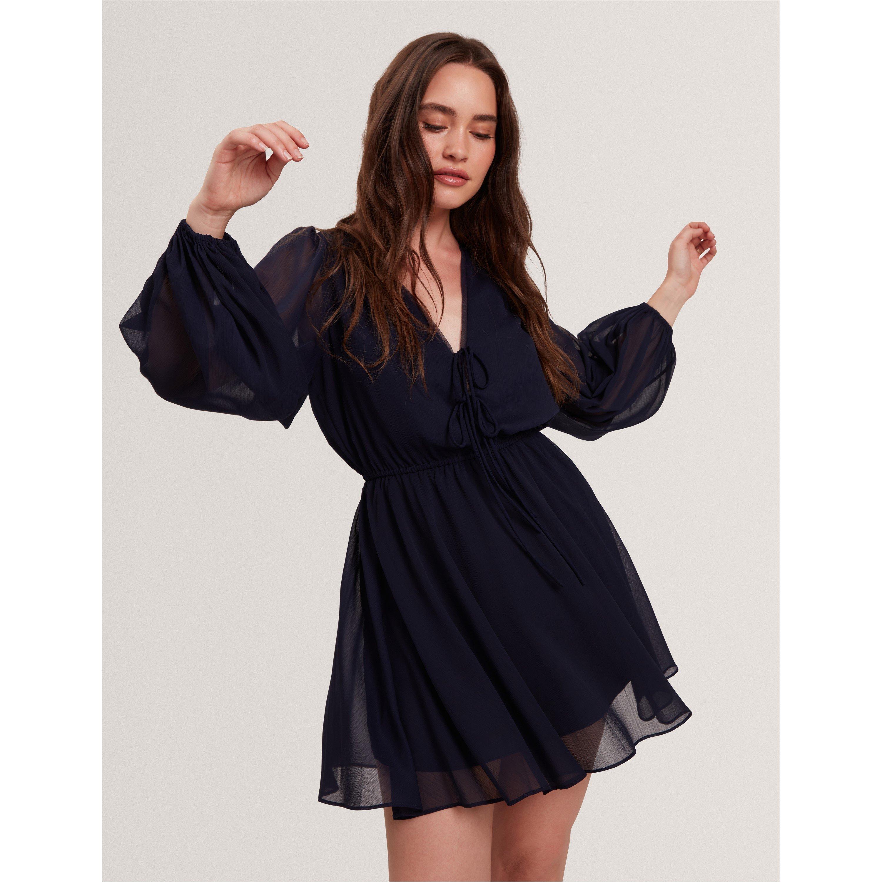 Navy - Ted Baker - Women's Long Sleeve Blouse - 3