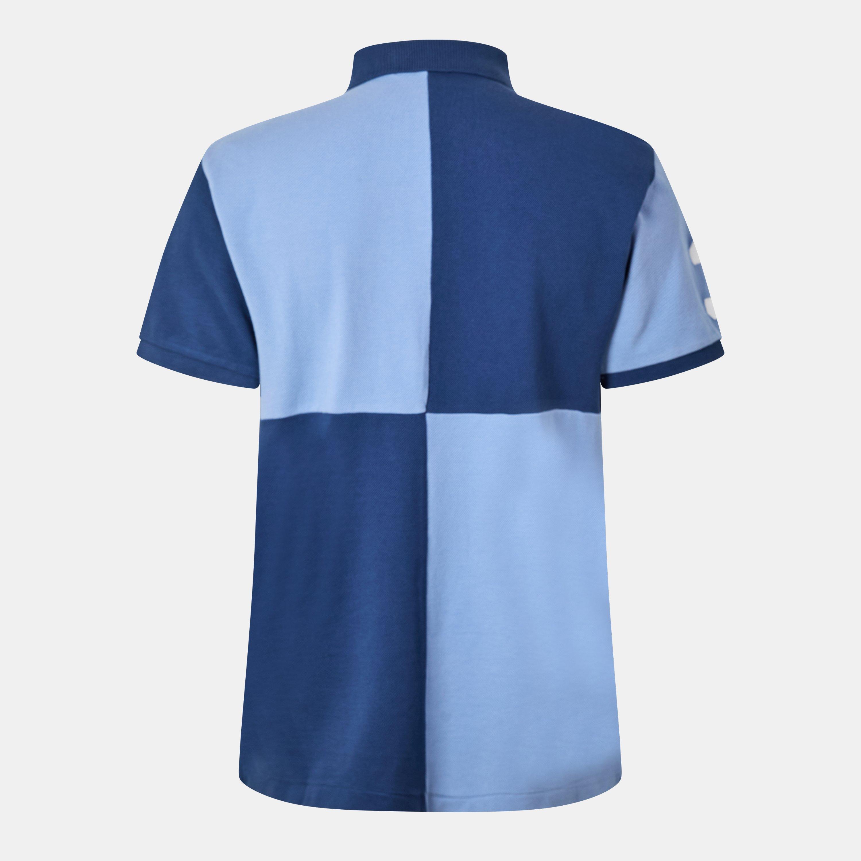 Rustic Navy - Polo Ralph Lauren - Men's Block Large Short-Sleeve Polo Shirt - 2