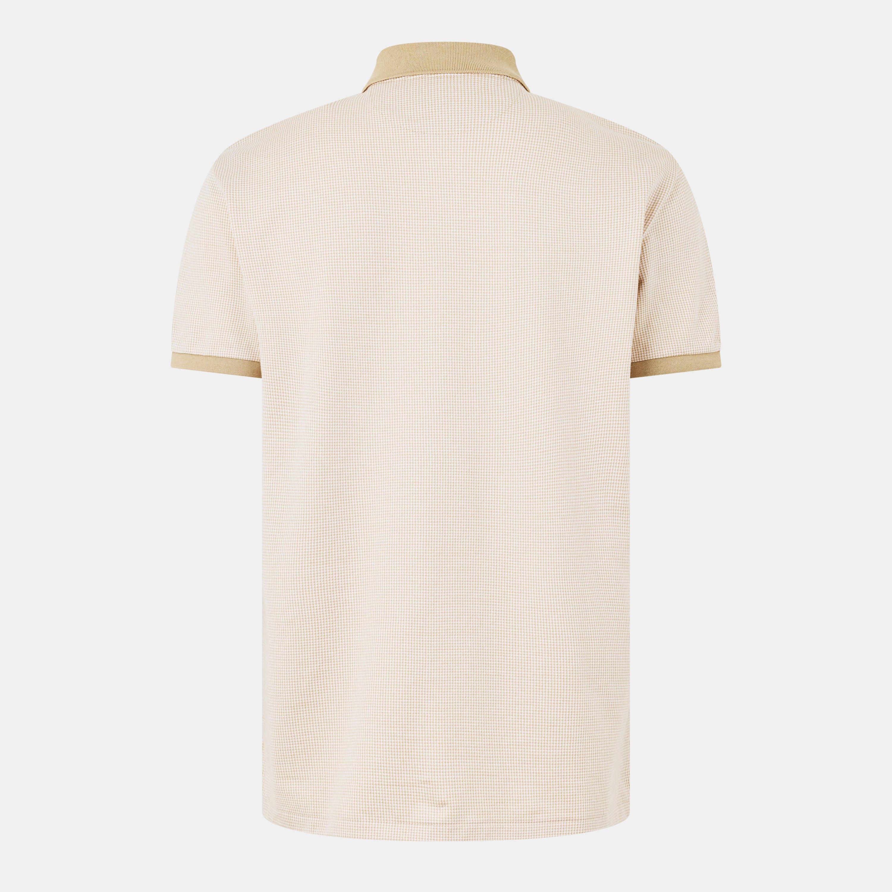 Sand Dune - Polo Ralph Lauren - Men's Dogtooth Short-Sleeve Polo Shirt - 2