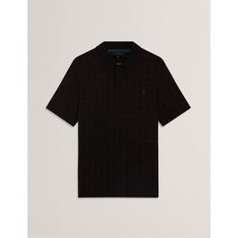 Ted Baker Ted SS Jacquard Polo Sn54