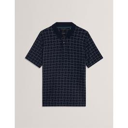 Ted Baker Ted SS Jacquard Polo Sn54