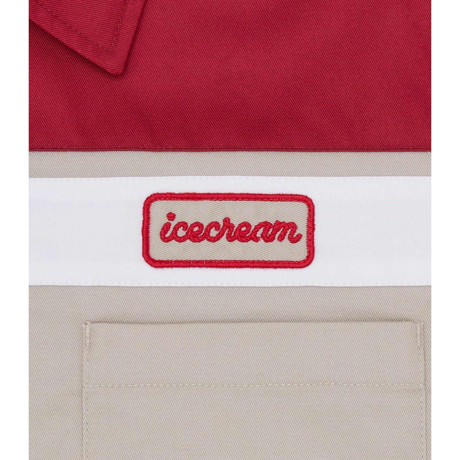 Red/Beige - ICECREAM - IC Parlor Workshirt Sn63 - 3