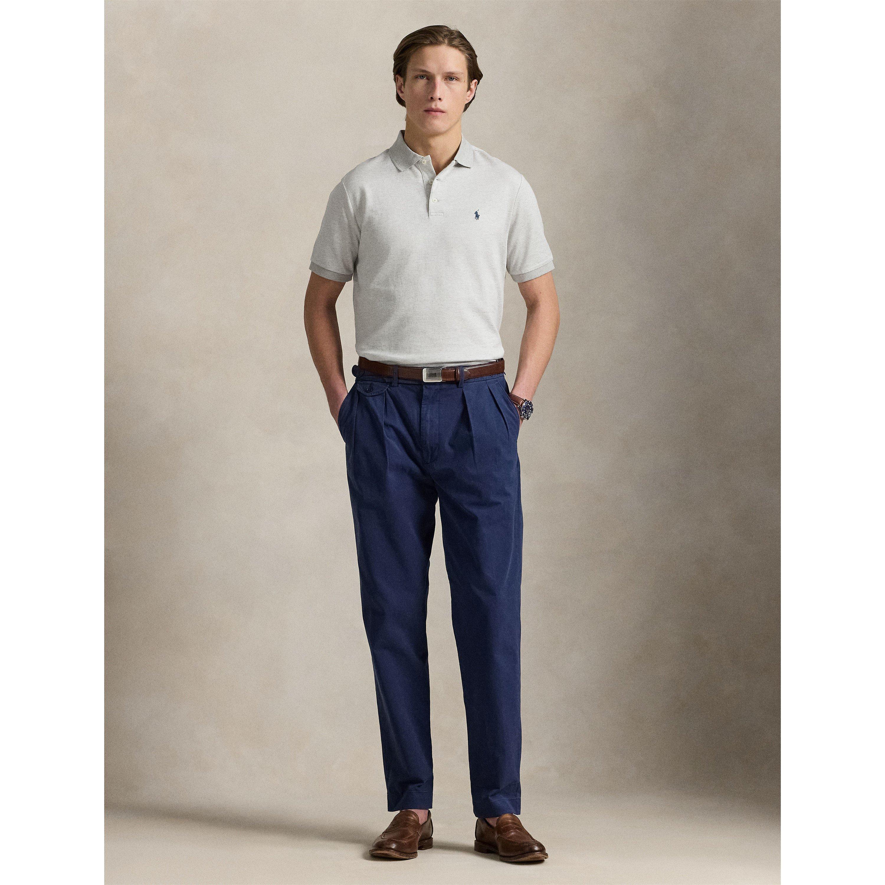 Polo Ralph Lauren Men's Ribbed Collar Short Sleeve Shirt | FRASERS