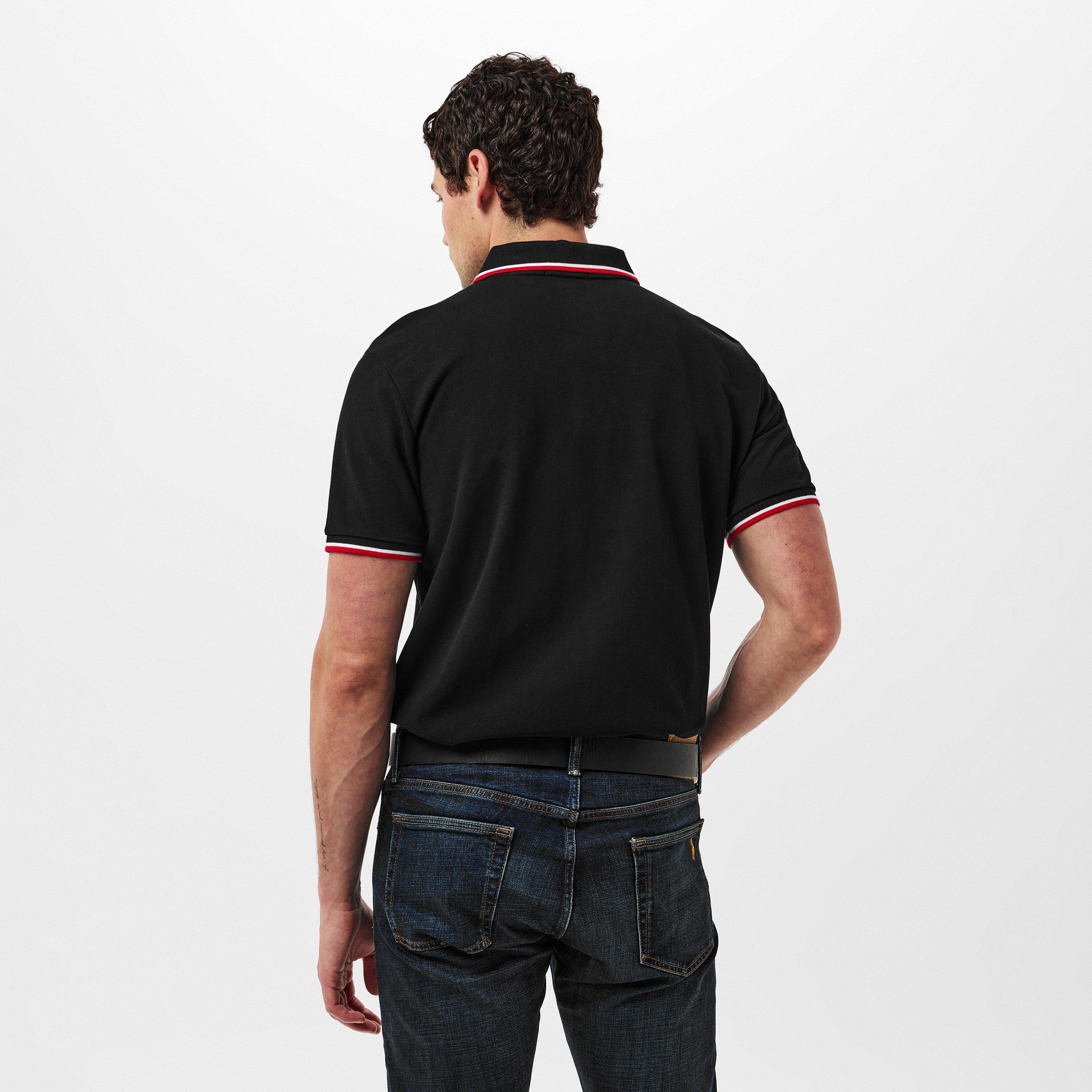 Polo Black - Polo Ralph Lauren - Men's Tipped Short-Sleeve Polo Shirt - 4