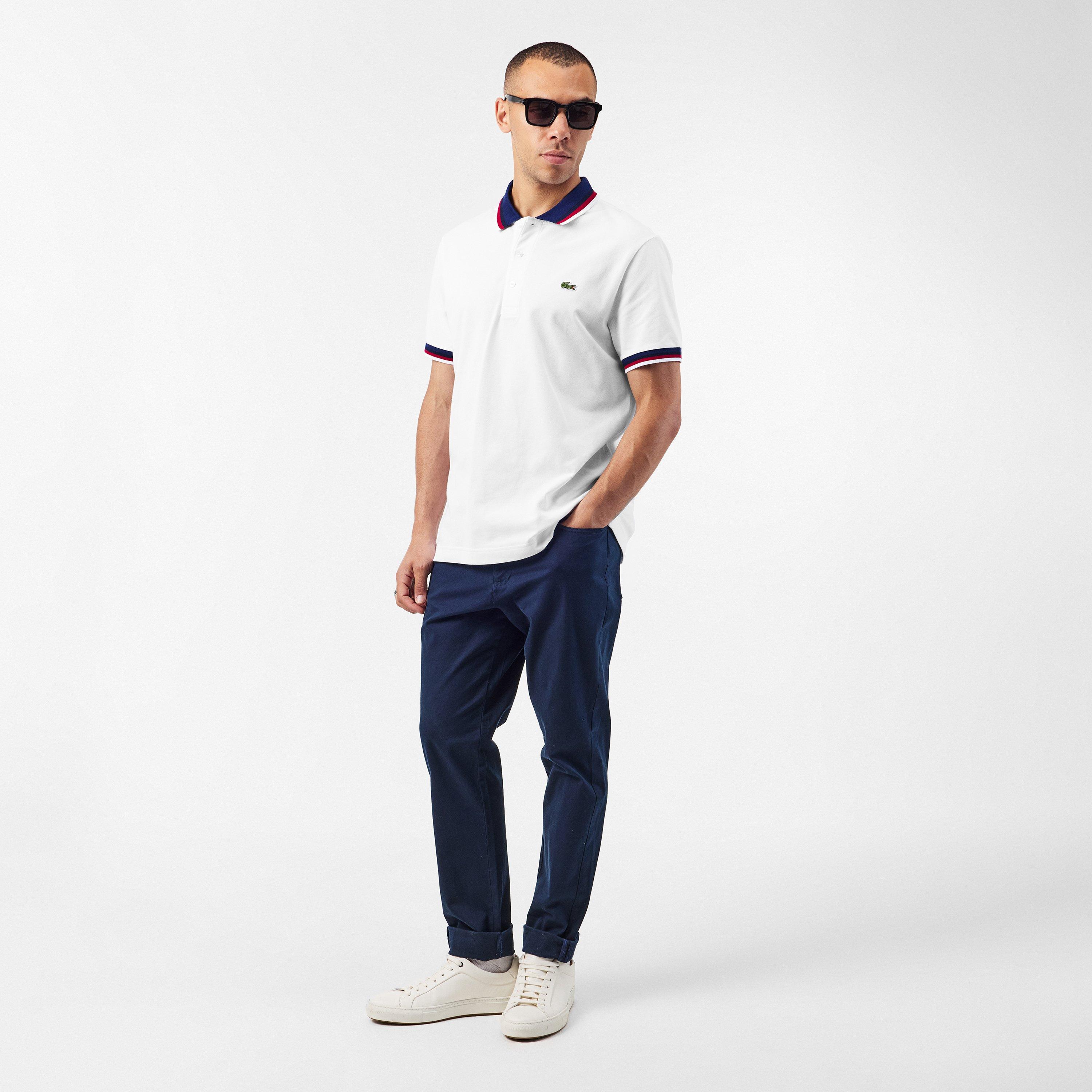 Bijela - Lacoste - Short-Sleeve Polo Shirt - 6