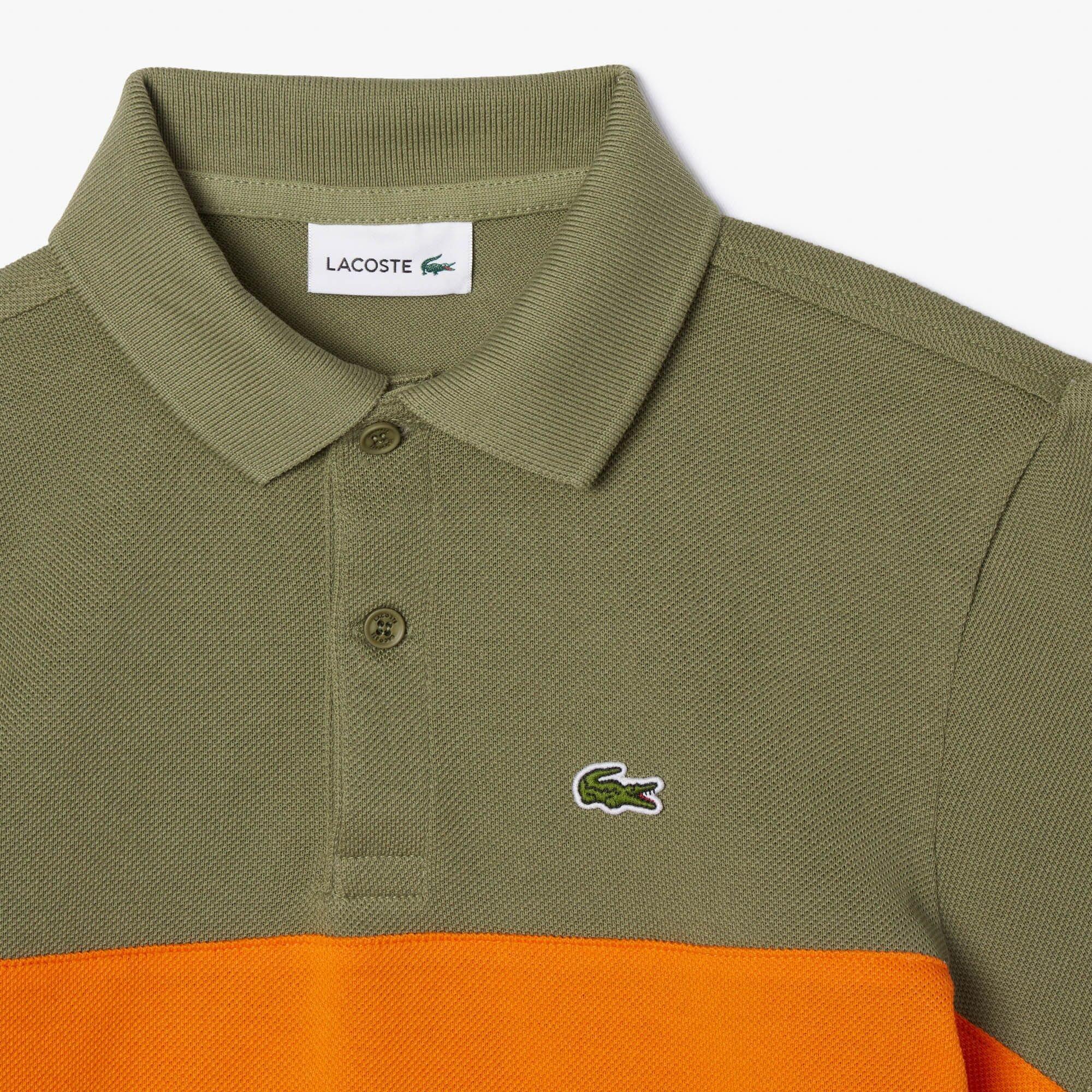Khaki/Buoy - Lacoste - Kids' Short-Sleeve Polo Shirt - 6