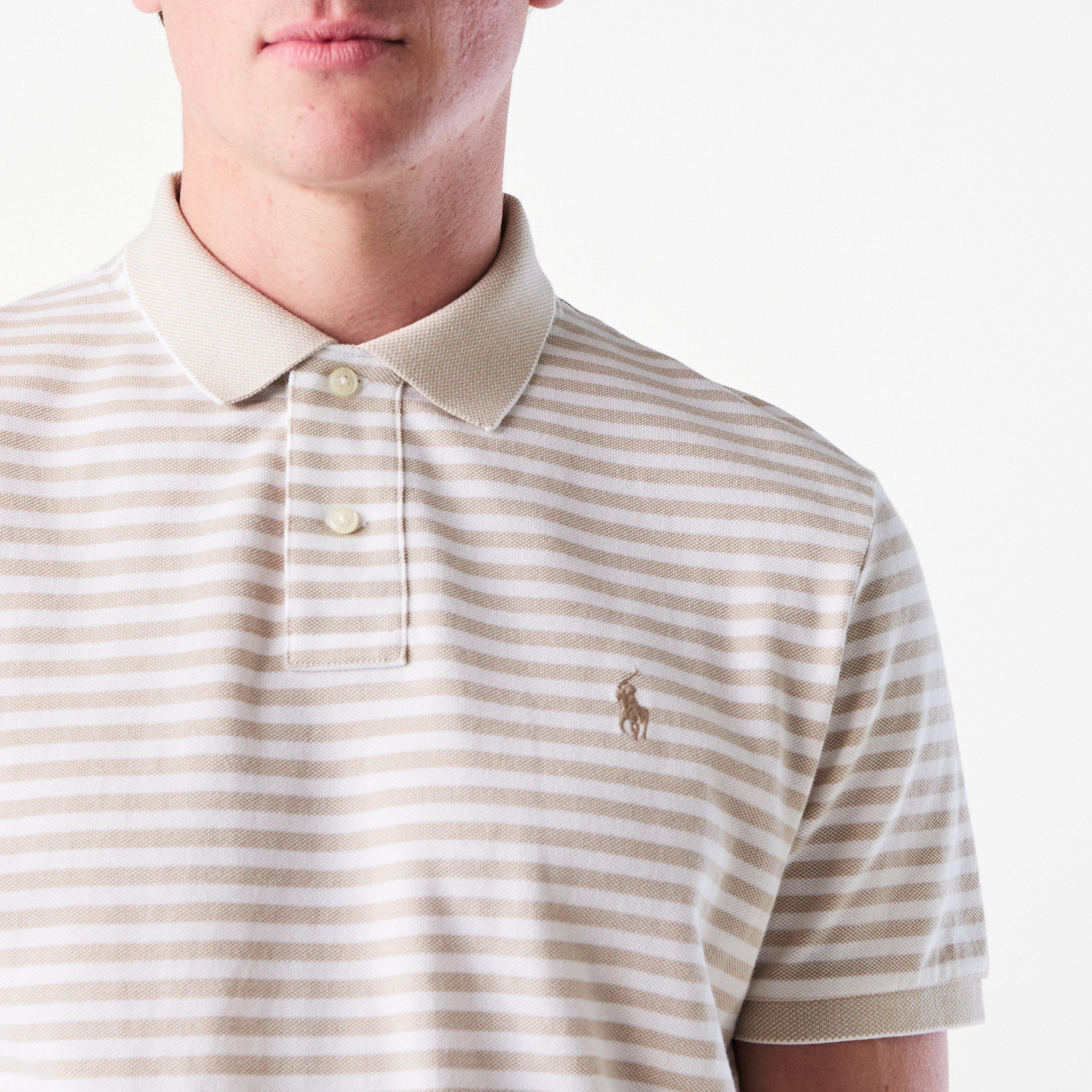 Classic Khaki - Polo Ralph Lauren - Men's Short-Sleeve Polo Shirt - 5