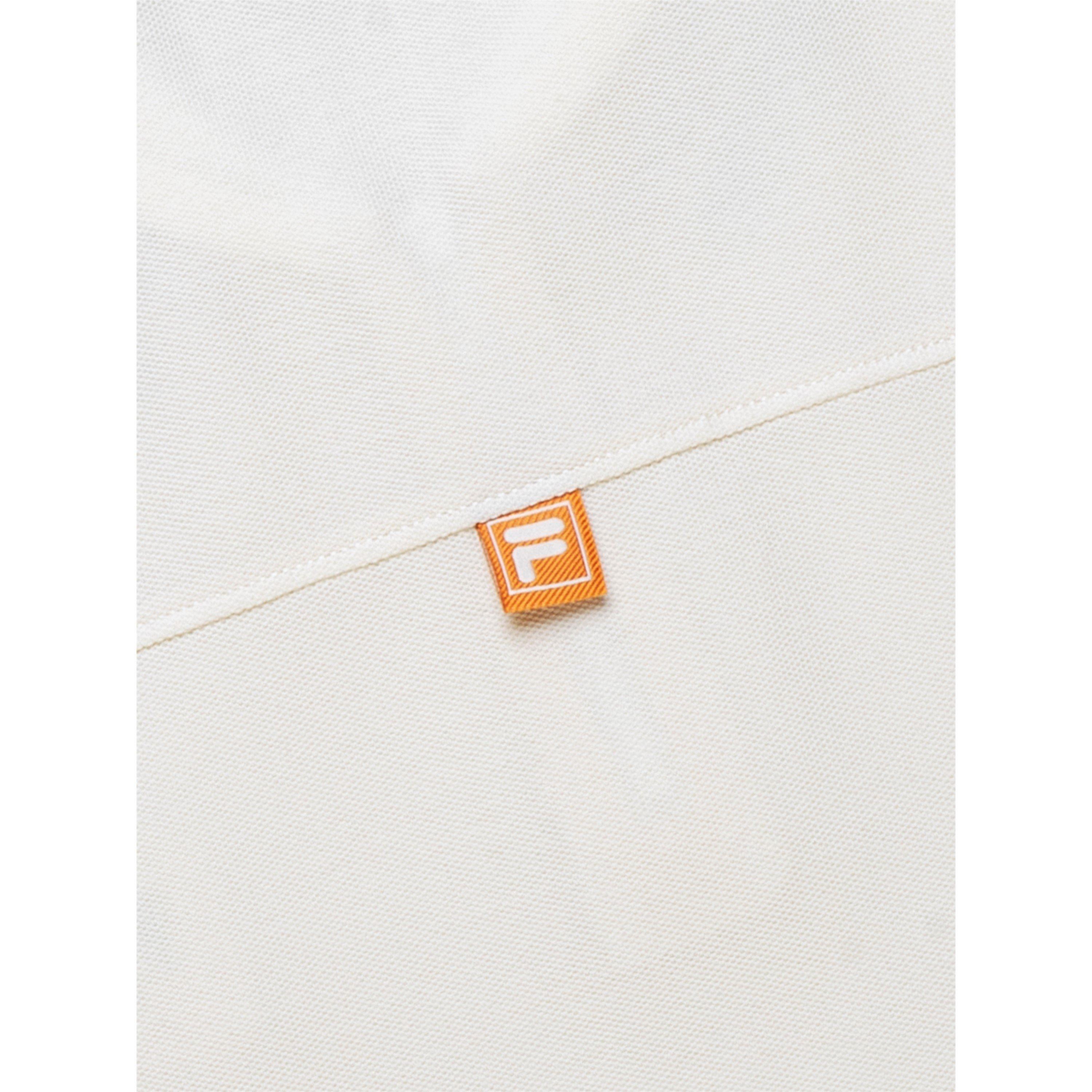 OFF WHITE - Fila - Zipped Short Sleeve Polo Shirt - 8