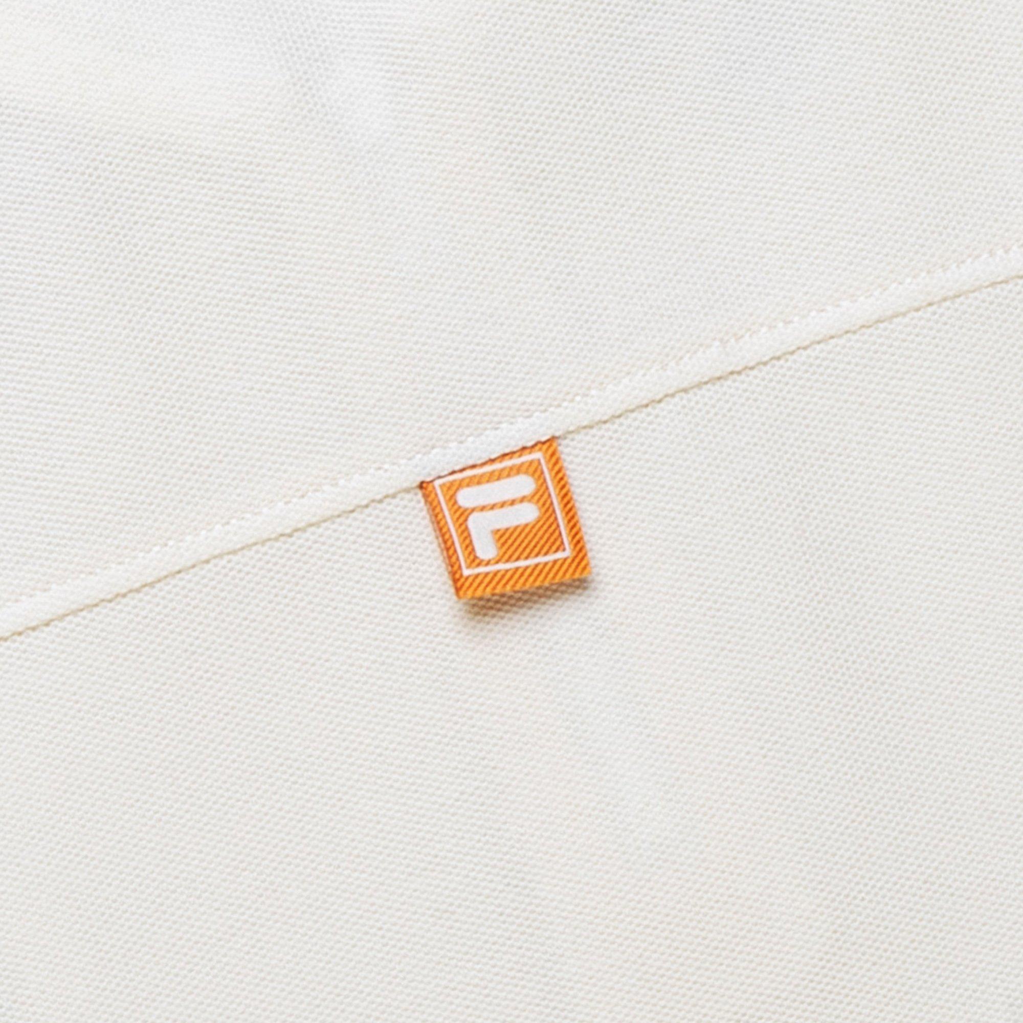 OFF WHITE - Fila - Zipped Short Sleeve Polo Shirt - 4