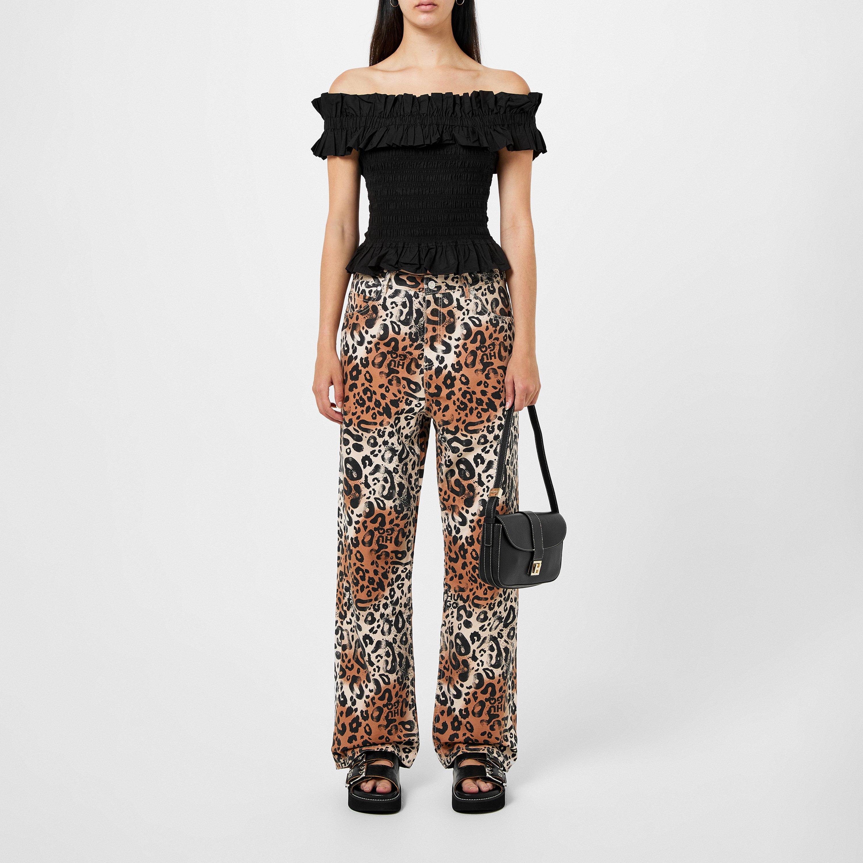 Open Misc - Hugo - Hisanna Leopard Trousers - 4