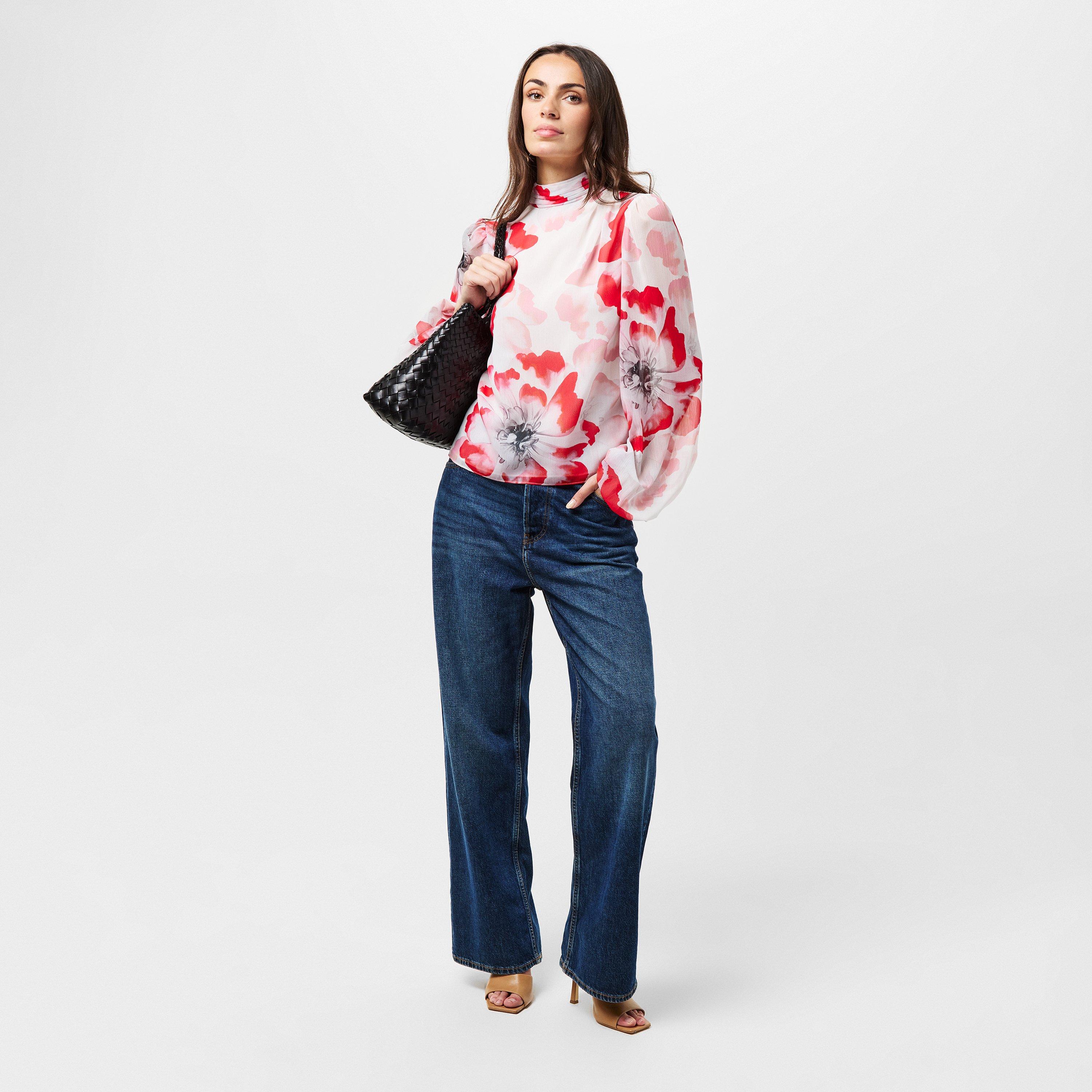 Ivory - Ted Baker - Tie Neck Blouse - 6