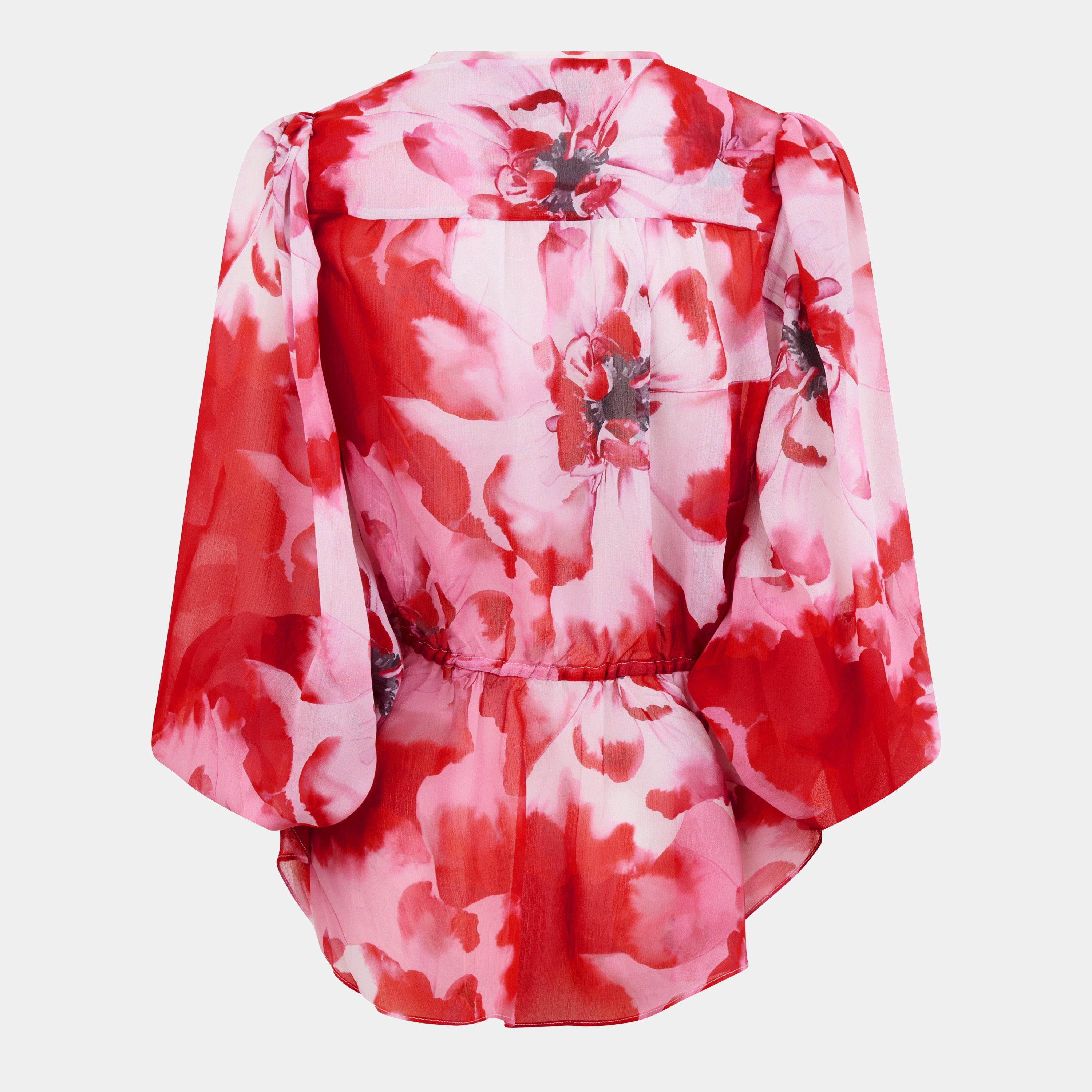 Red - Ted Baker - Floral Top - 2