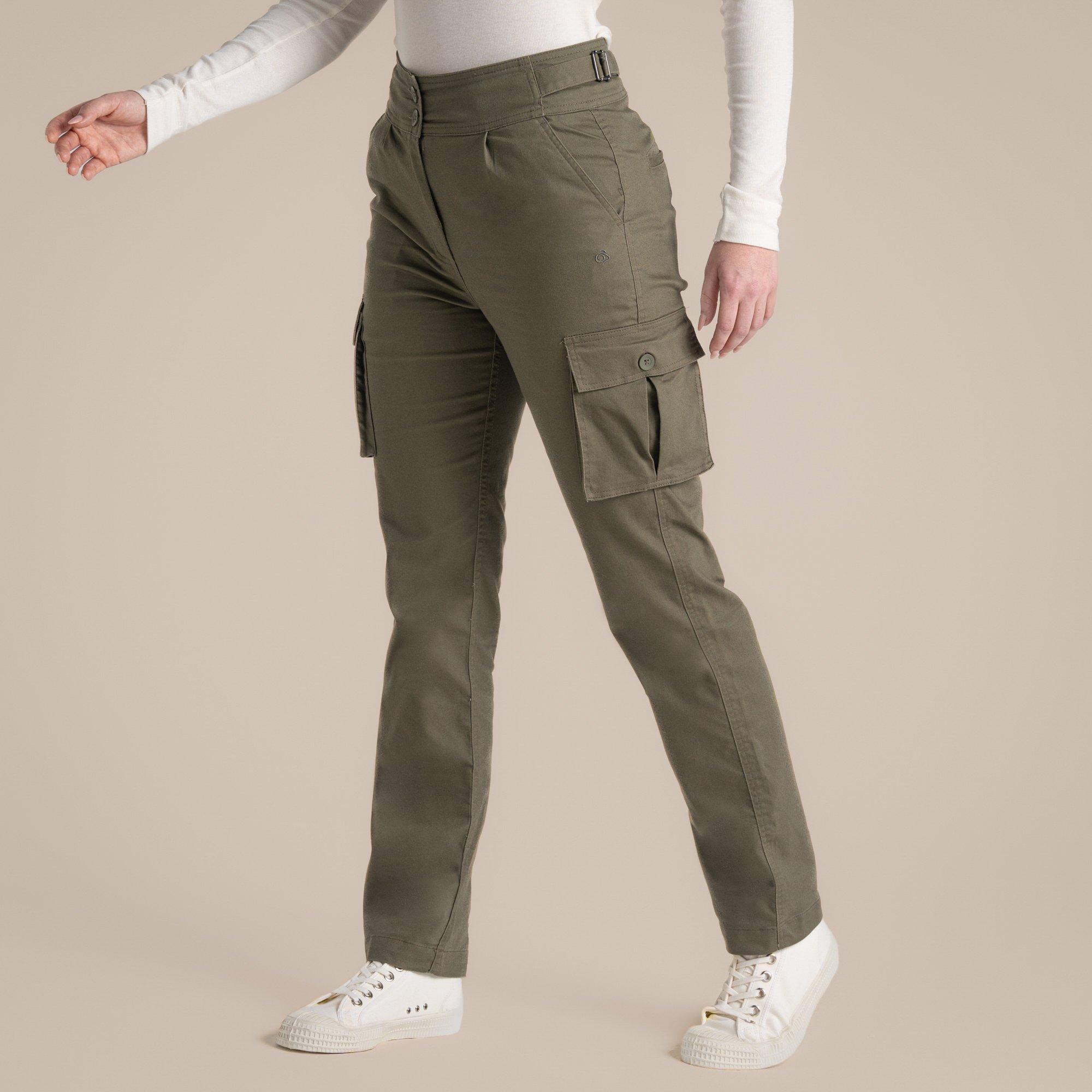 Craghoppers Women's Araby Straight Leg Trousers - Wild Olive - 20 (3XL)