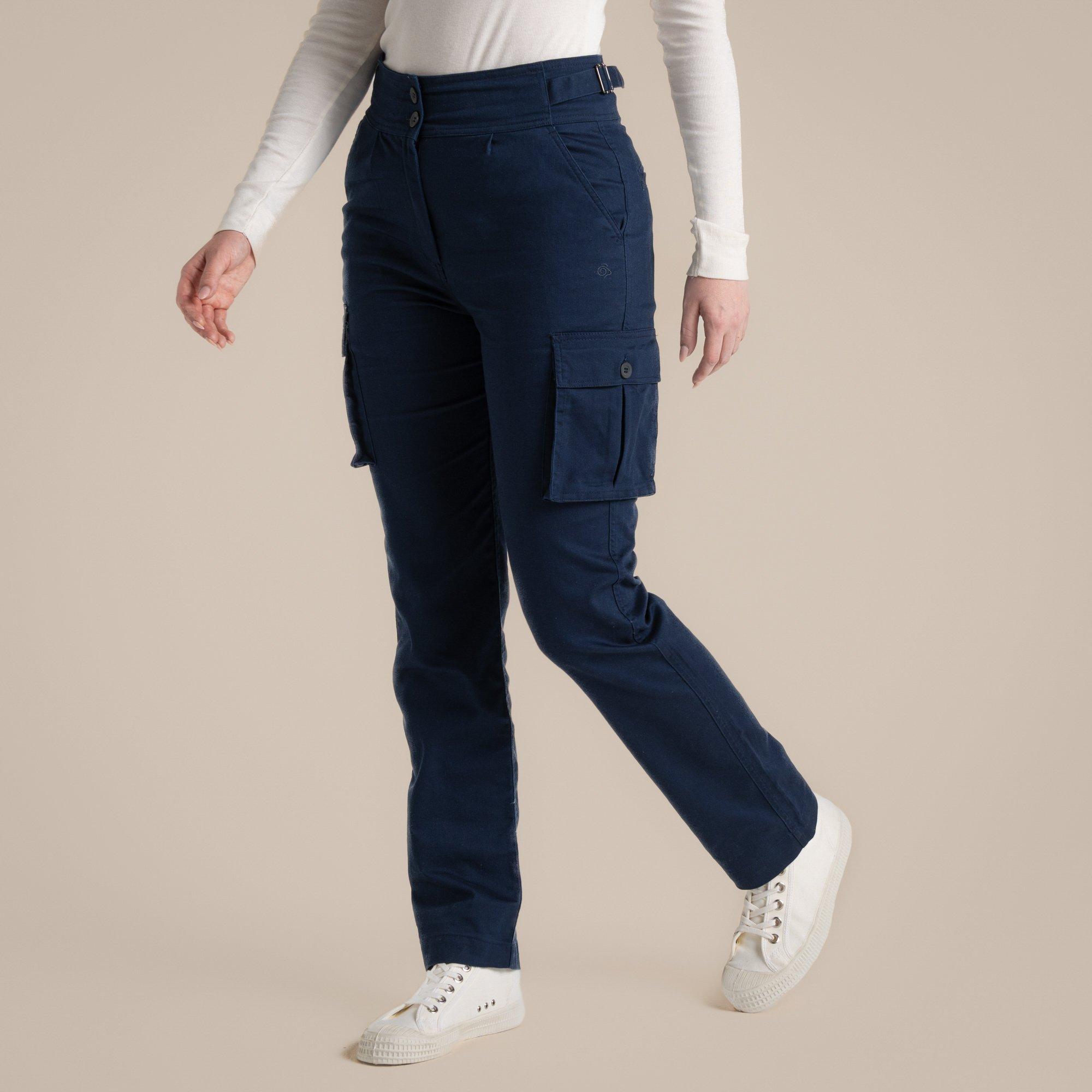Craghoppers Women's Araby Straight Leg Trousers - Blue Navy - 14 (L)