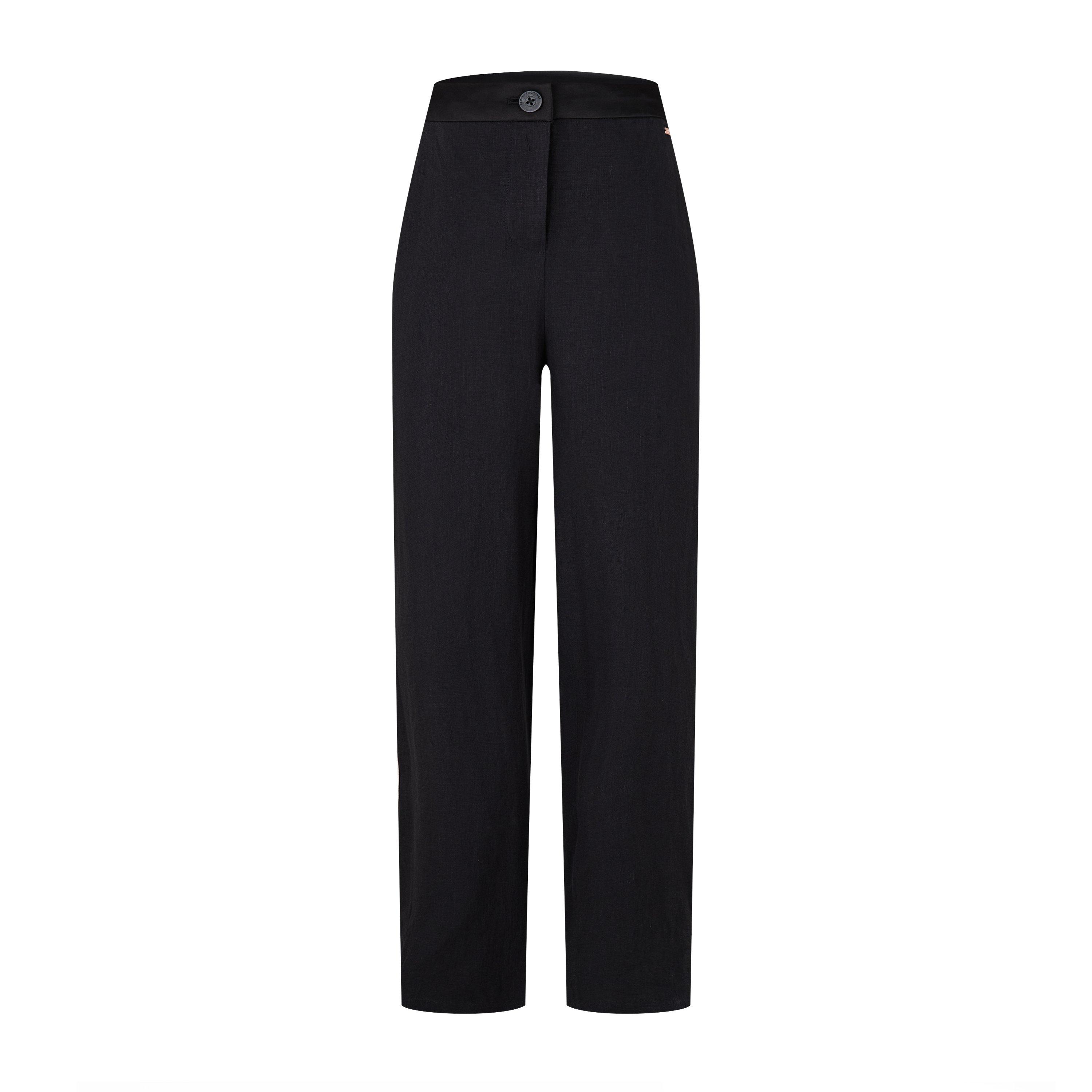 Black - Armani Exchange - Women's Straight Trousers - 1