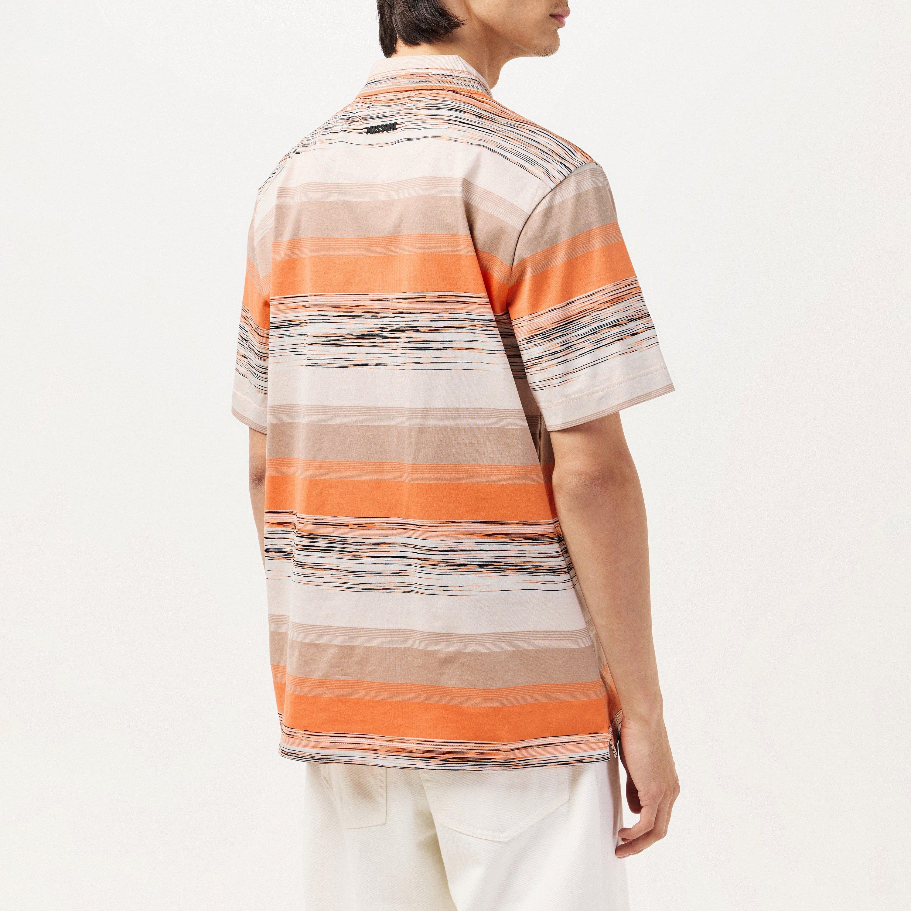Orange Beige - Missoni - Short-Sleeve Polo Shirt - 4