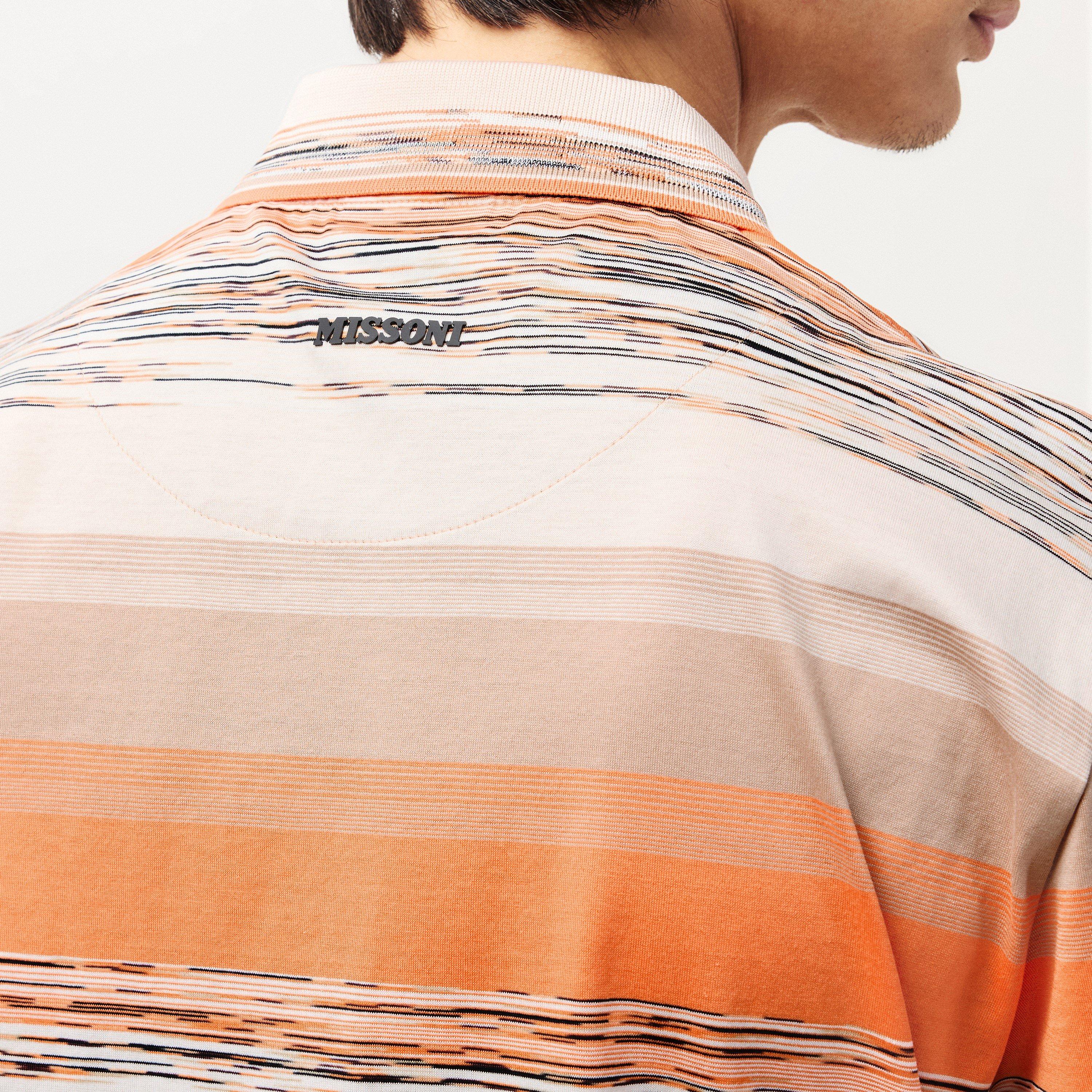 Orange Beige - Missoni - Short-Sleeve Polo Shirt - 5