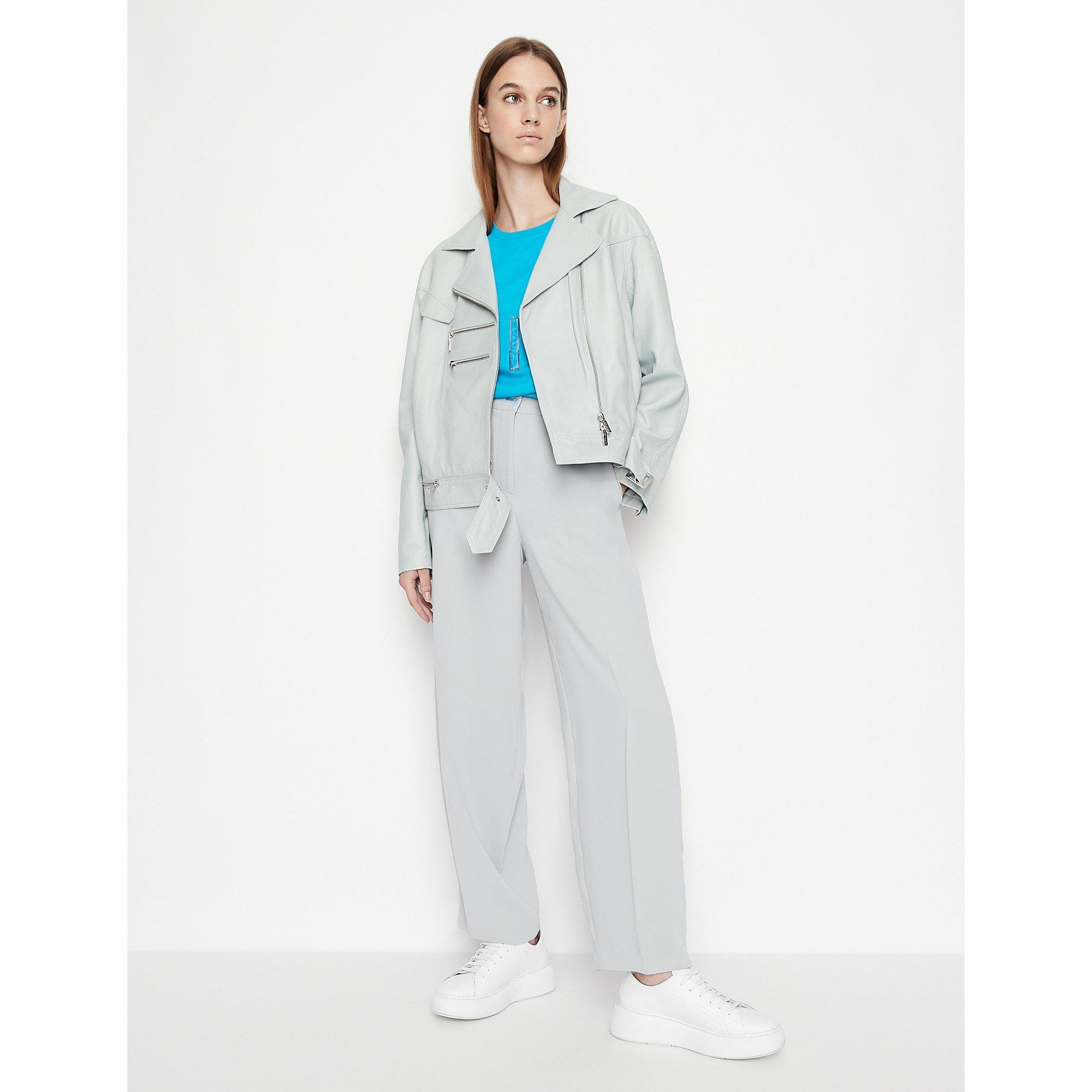 Høj Talje - Armani Exchange - Women's Straight Leg Trouser - 3