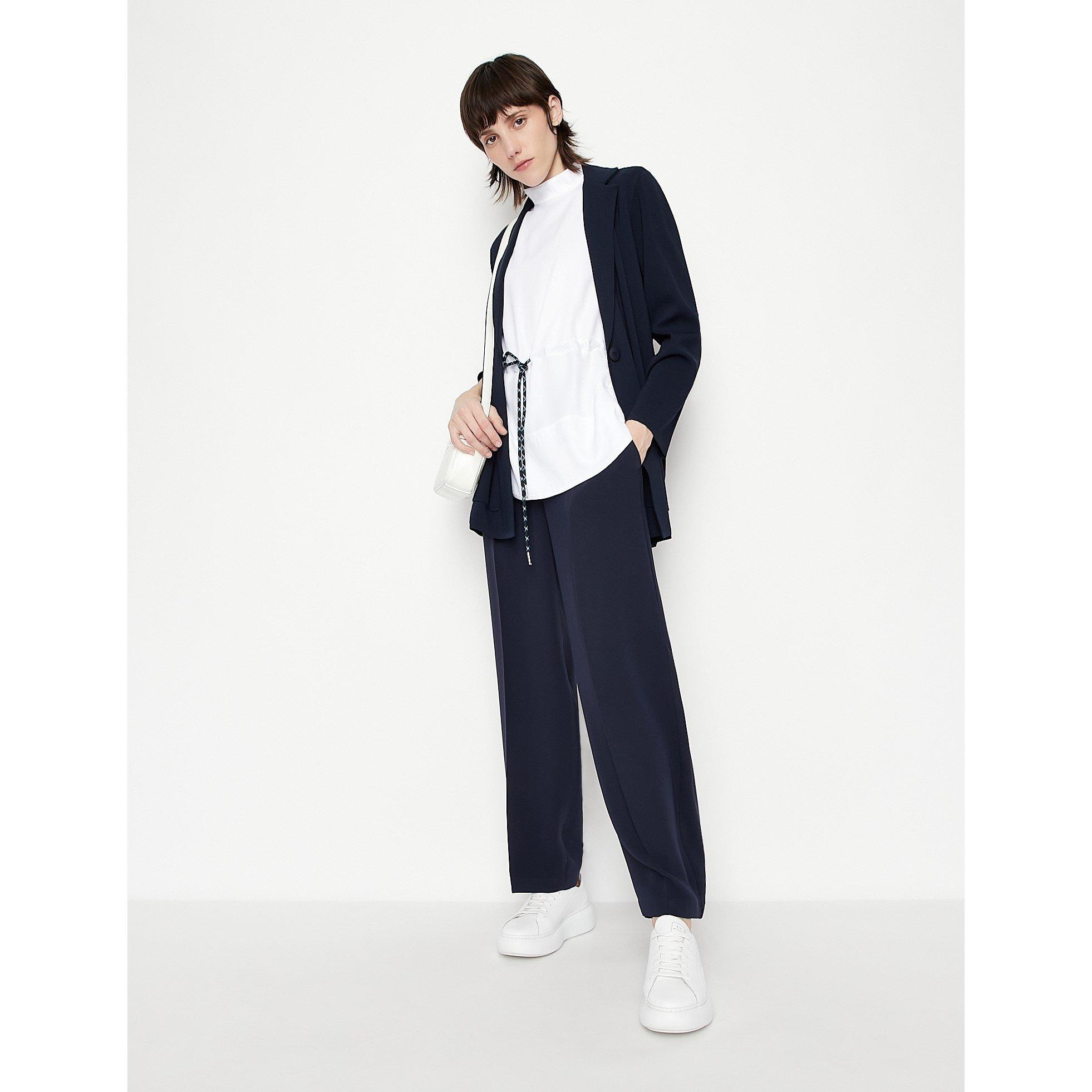 Blueberry Jelly - Armani Exchange - Women's Straight Leg Trouser - 3