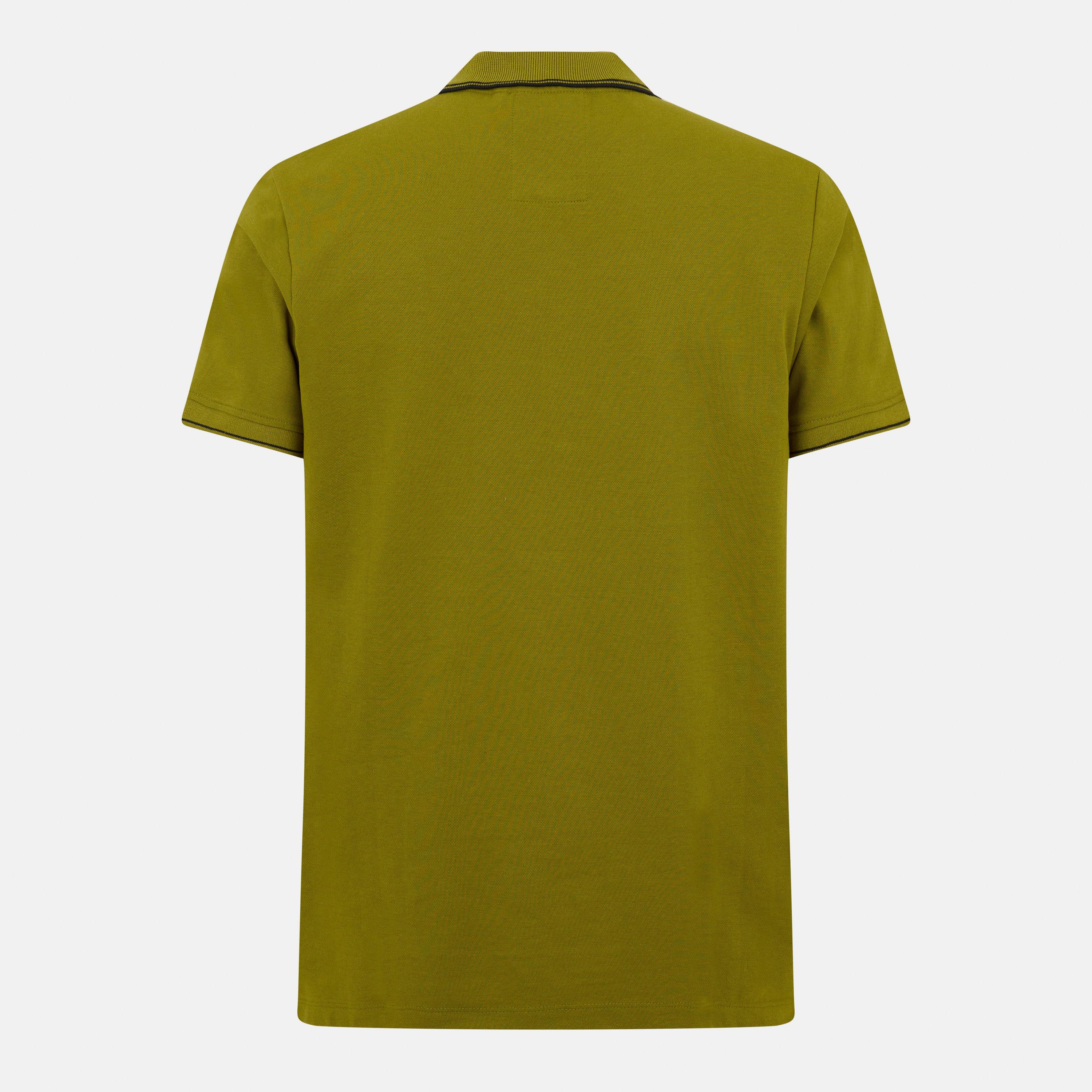 Carda/Blk - Luke - Texas Tip Short-Sleeve Polo Shirt - 2