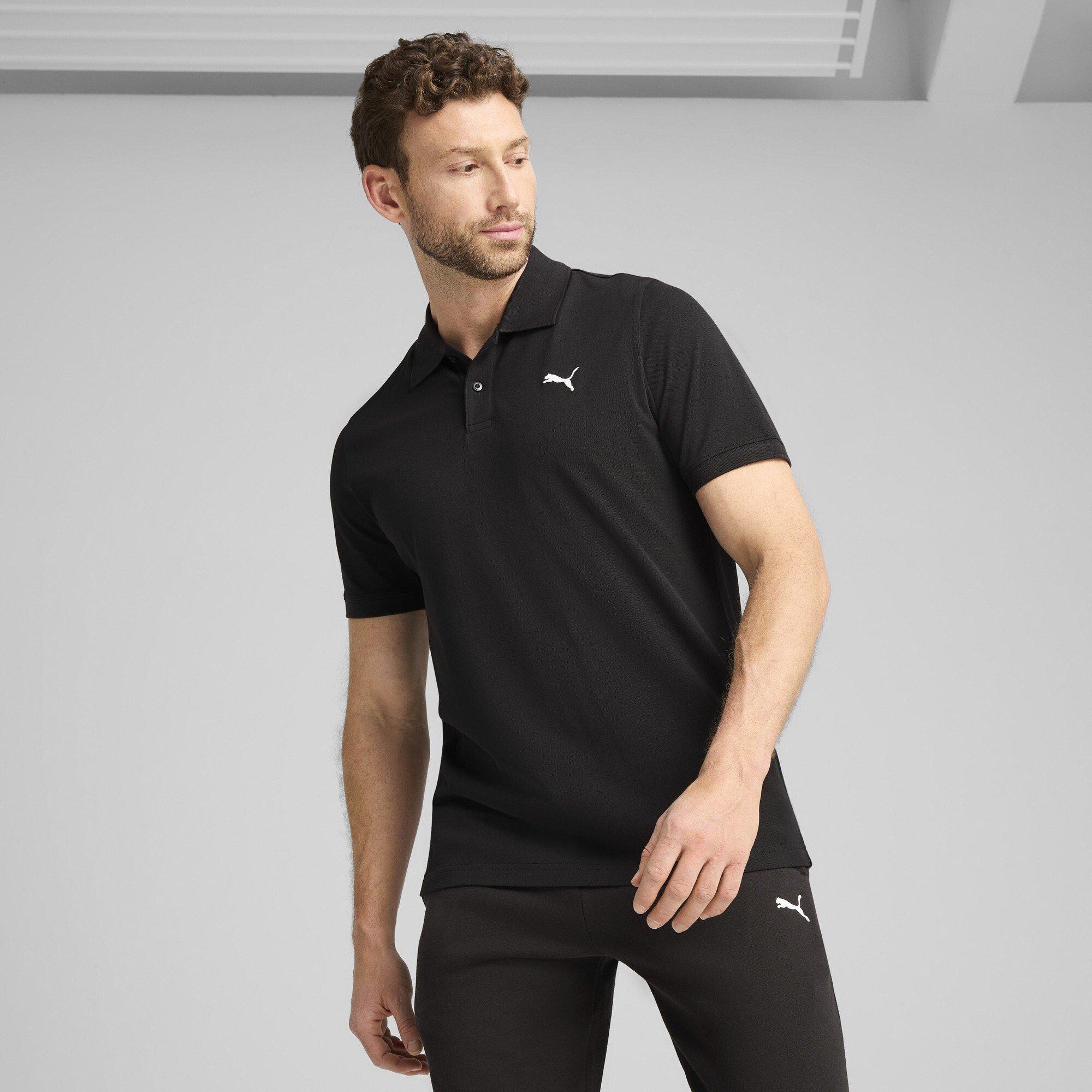 Puma Black - Puma - Men's Short Sleeve Polo Shirt - 3