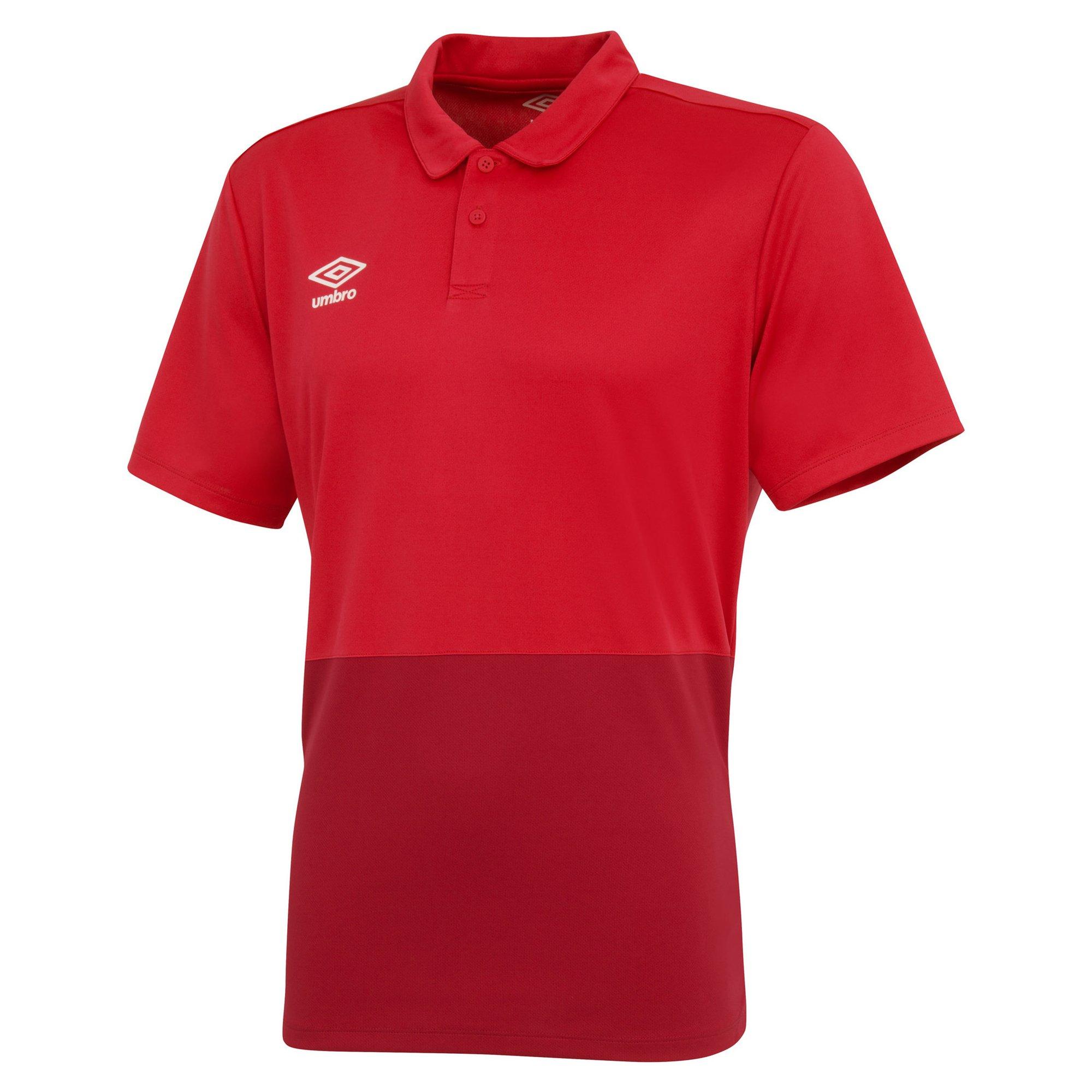 Vermelho - Umbro - Poly Polo Shirt Juniors