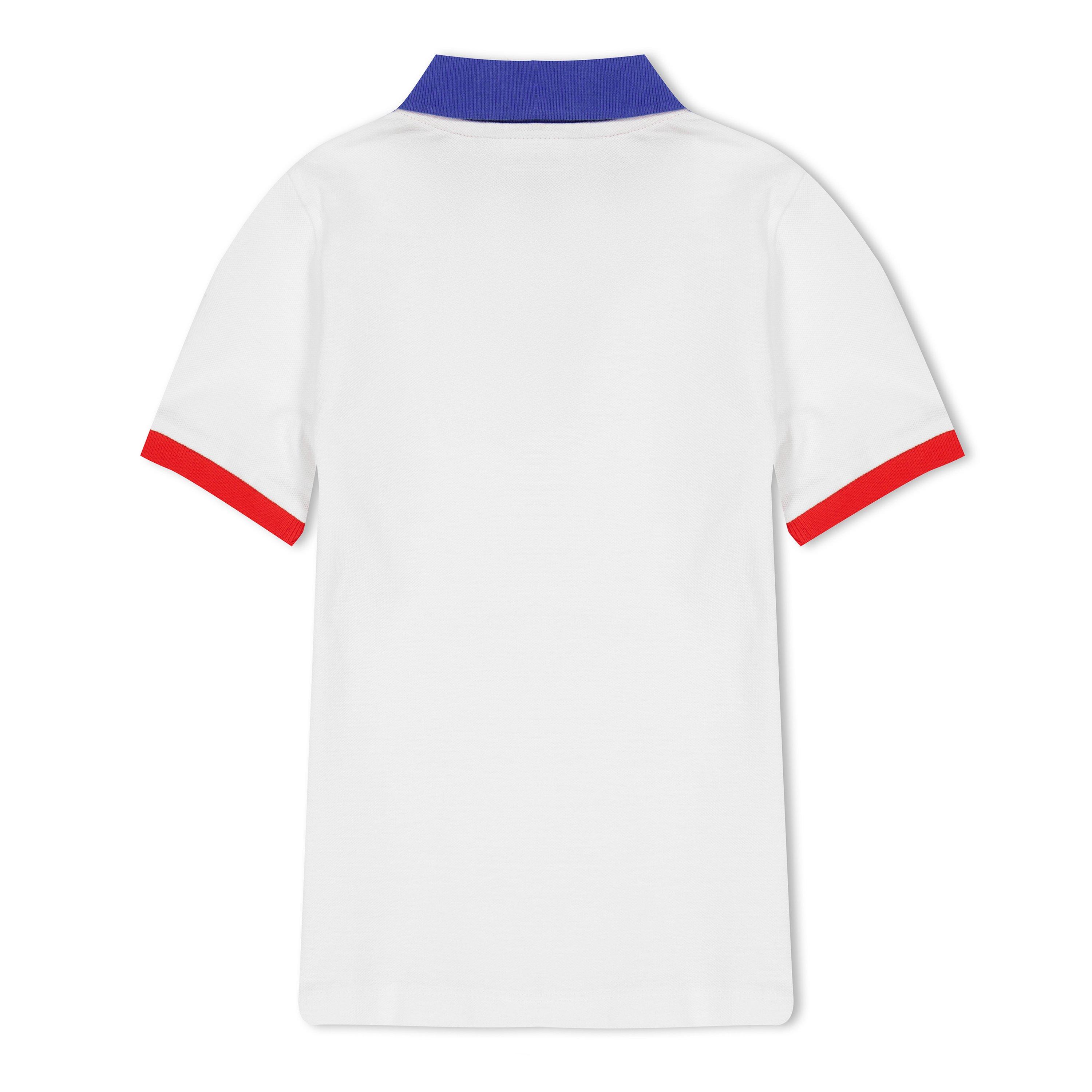 White - Diadora - Diadora Jb.Ss Polo 5 Palle Juniors - 2