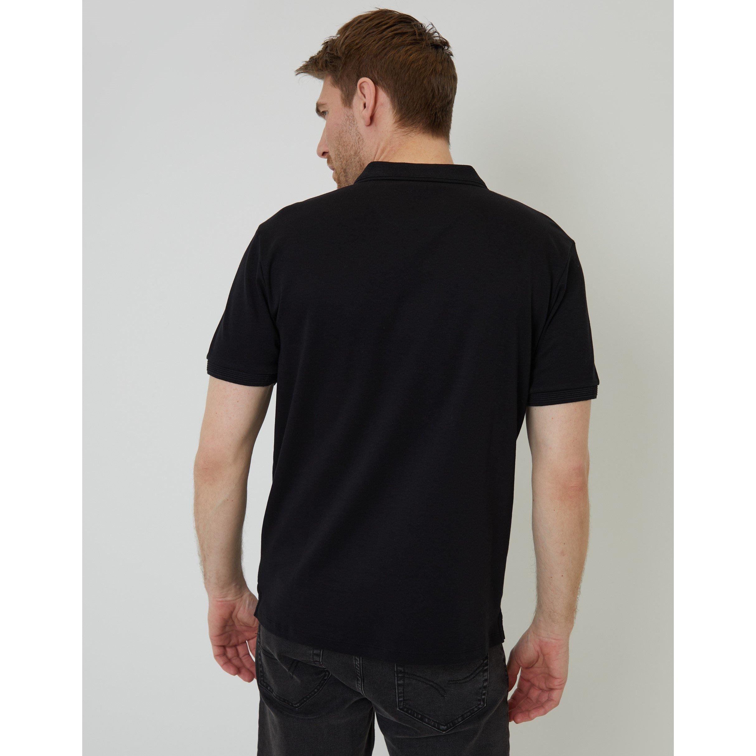 Black - Threadbare - Men's TB Otto Short-Sleeve Polo Shirt - 3