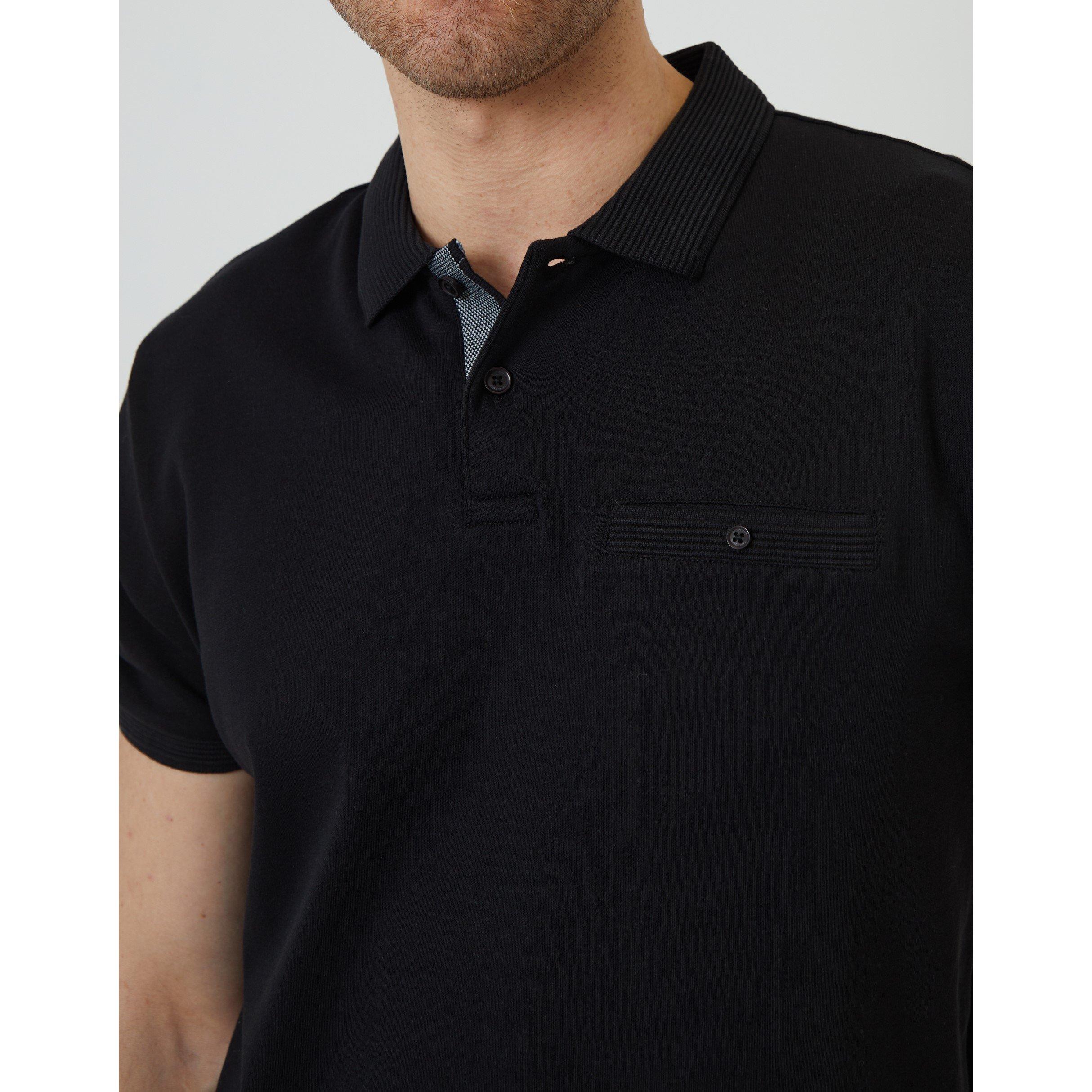 Black - Threadbare - Men's TB Otto Short-Sleeve Polo Shirt - 4