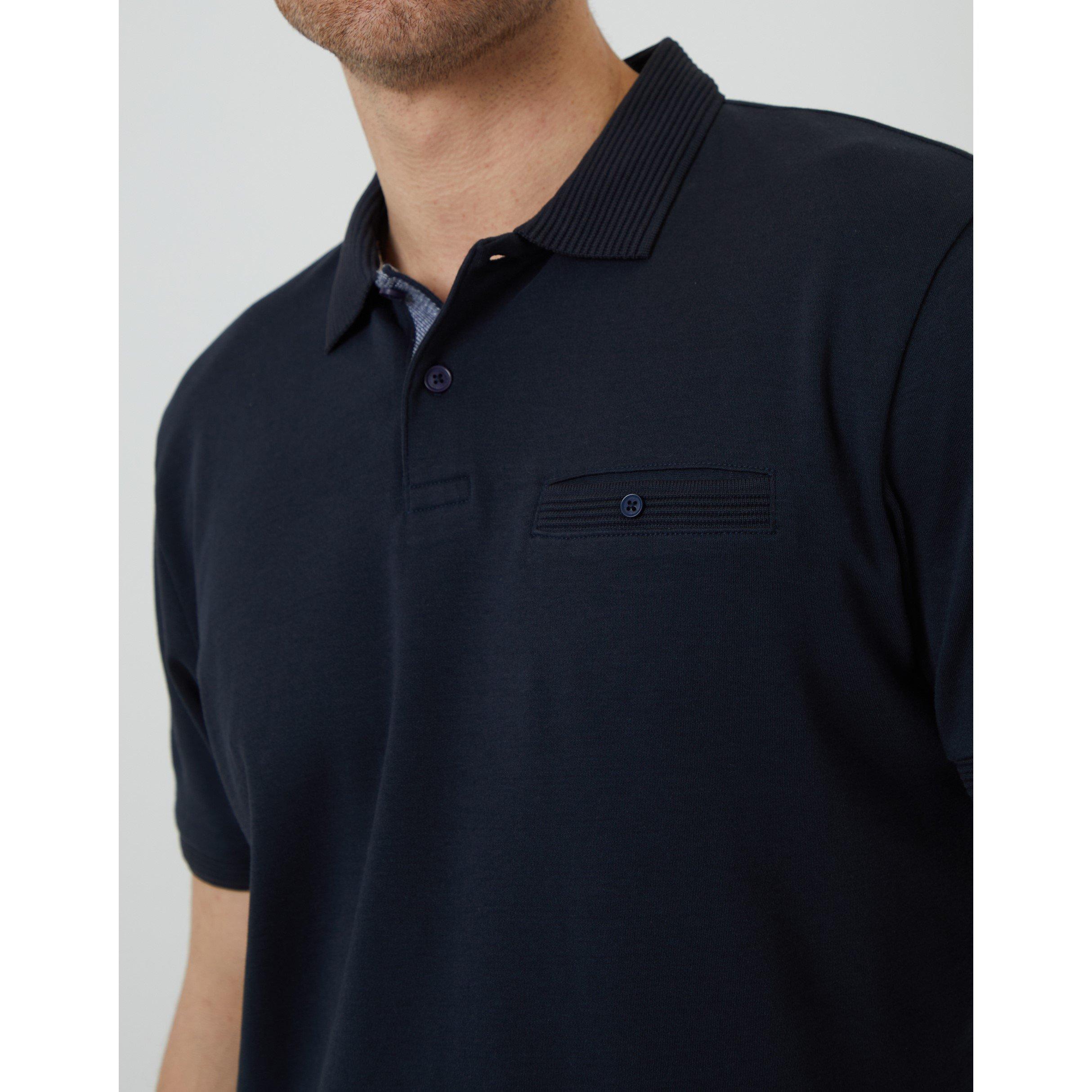 Azul Marinho - Threadbare - Men's TB Otto Short-Sleeve Polo Shirt - 4