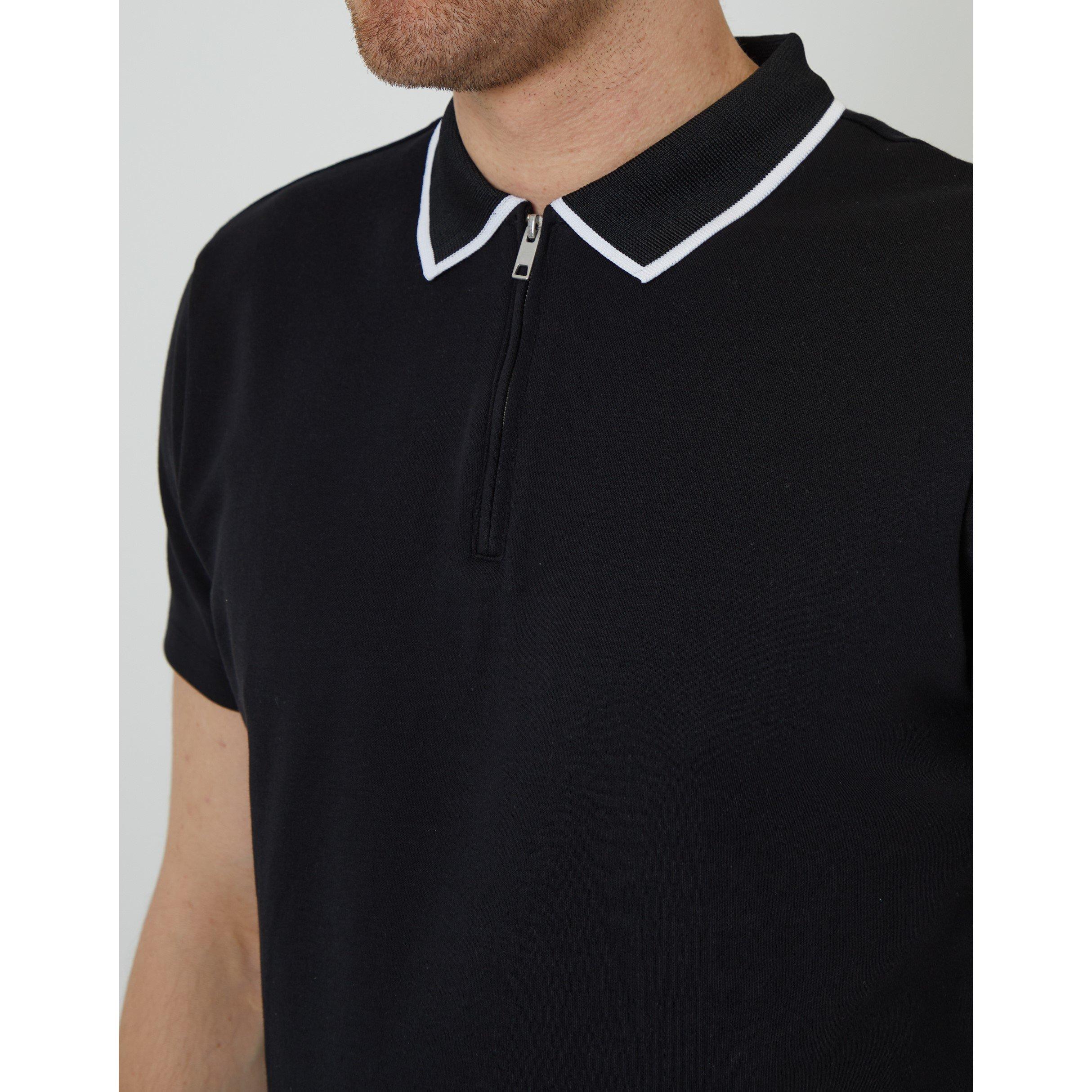 Black - Threadbare - Men's Short-Sleeve Polo Shirt - 4