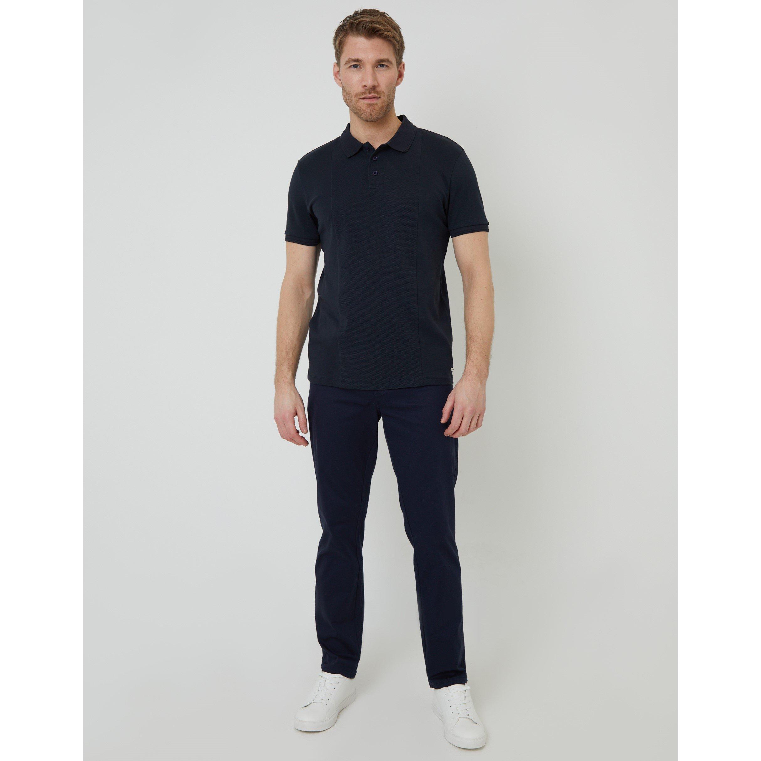 Navy - Threadbare - Men's Short-Sleeve Polo Shirt - 2