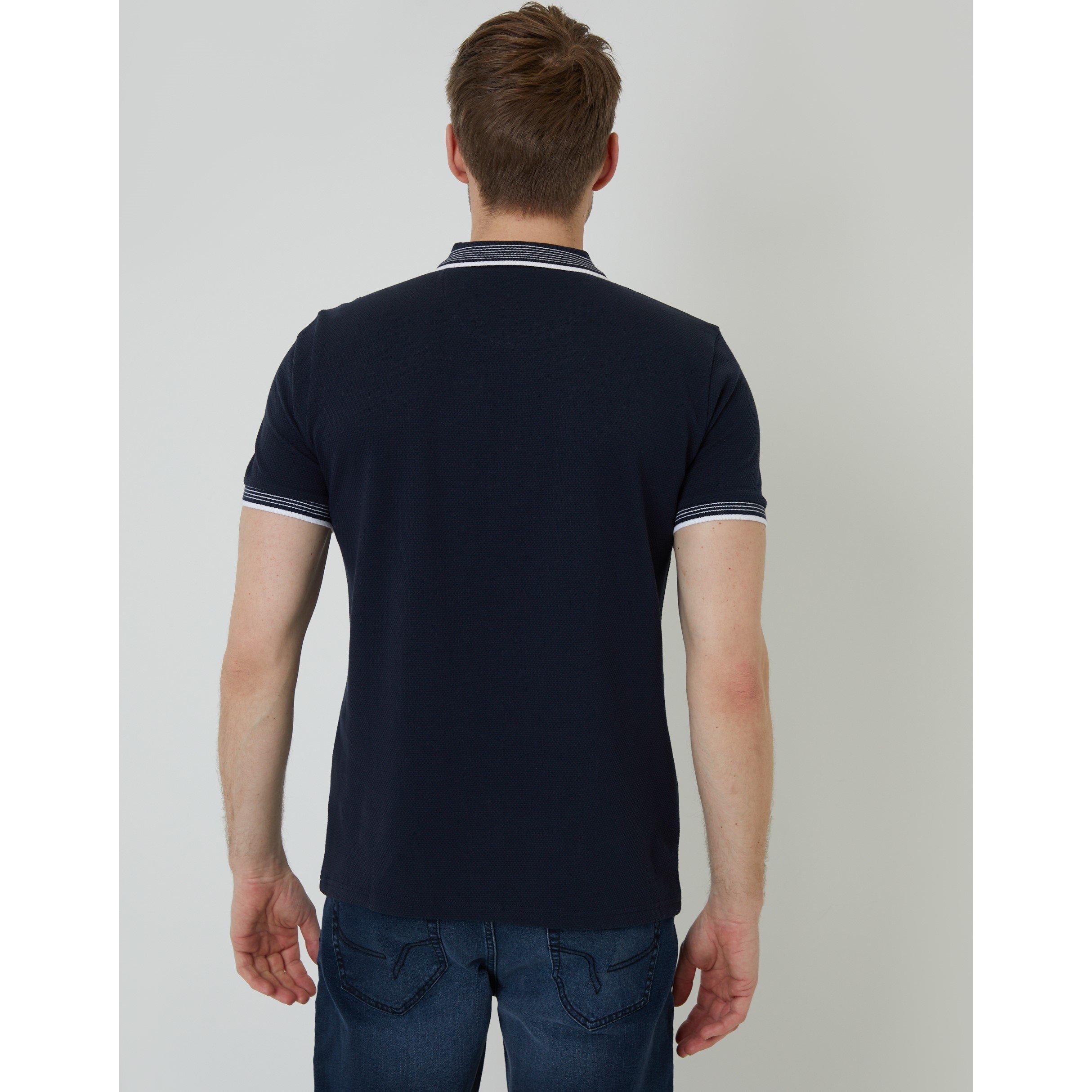 Navy - Threadbare - Men's TB Honey Short-Sleeve Polo Shirt - 3