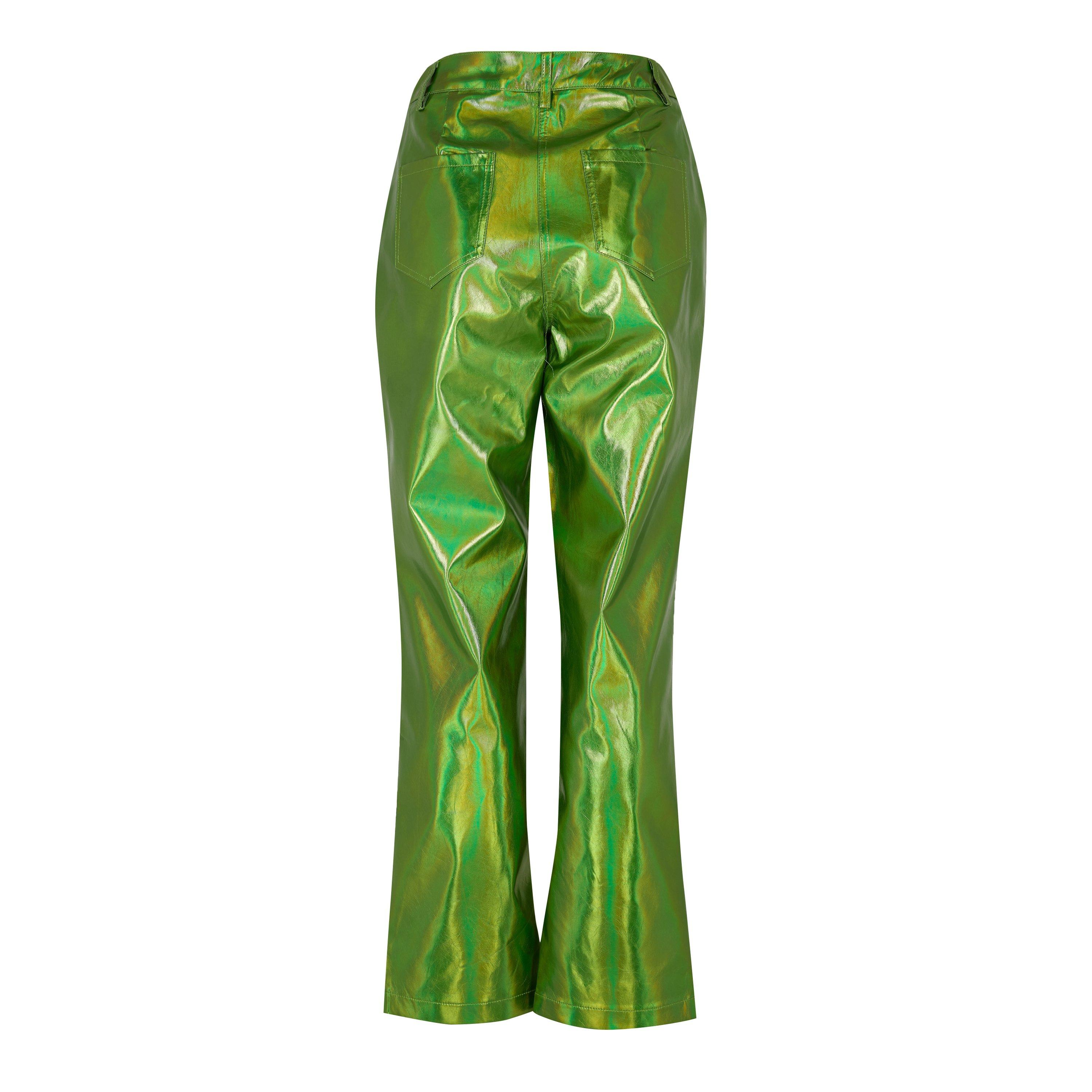 Green - AmyLynn - Women's Lupe Straight Leg Trousers - 2