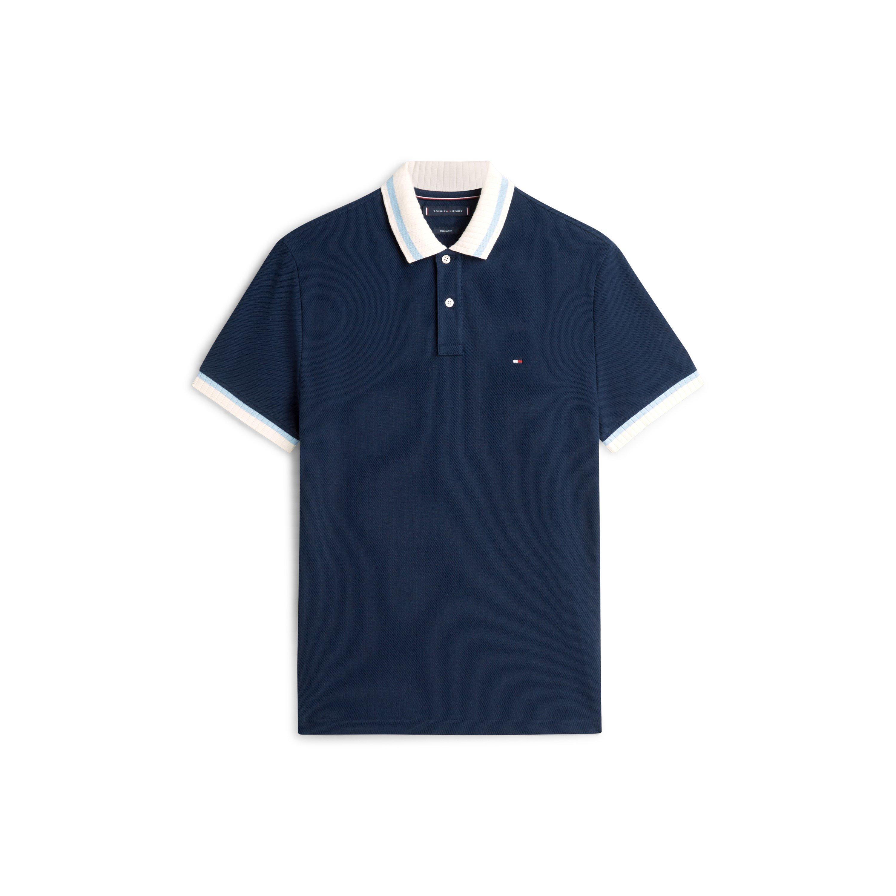 Tommy Hilfiger Men's Short Sleeve Polo Shirt - Night Navy - XL