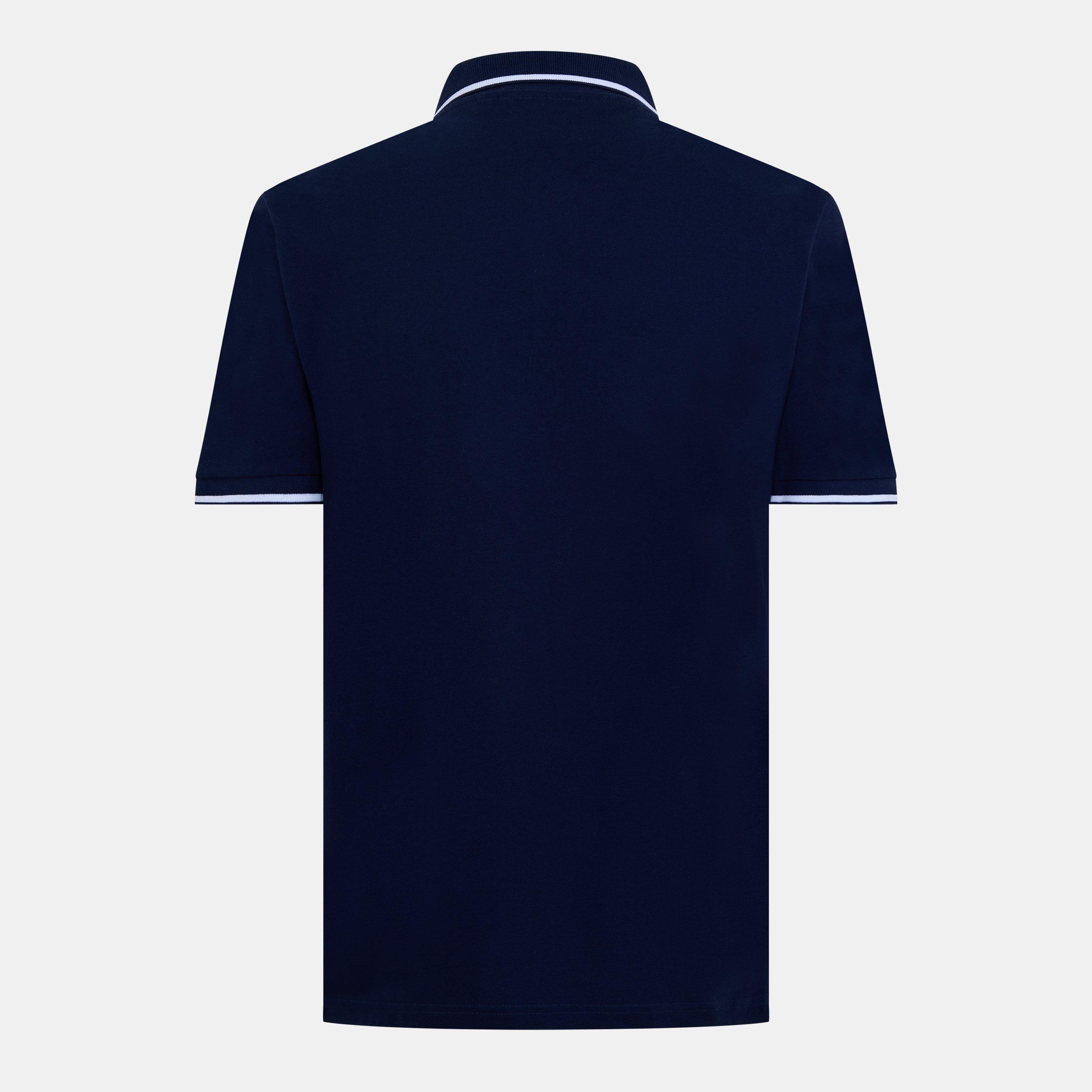 Navy Z661 - Lyle and Scott - Men's Tipped Short Sleeve Polo Shirt - 2