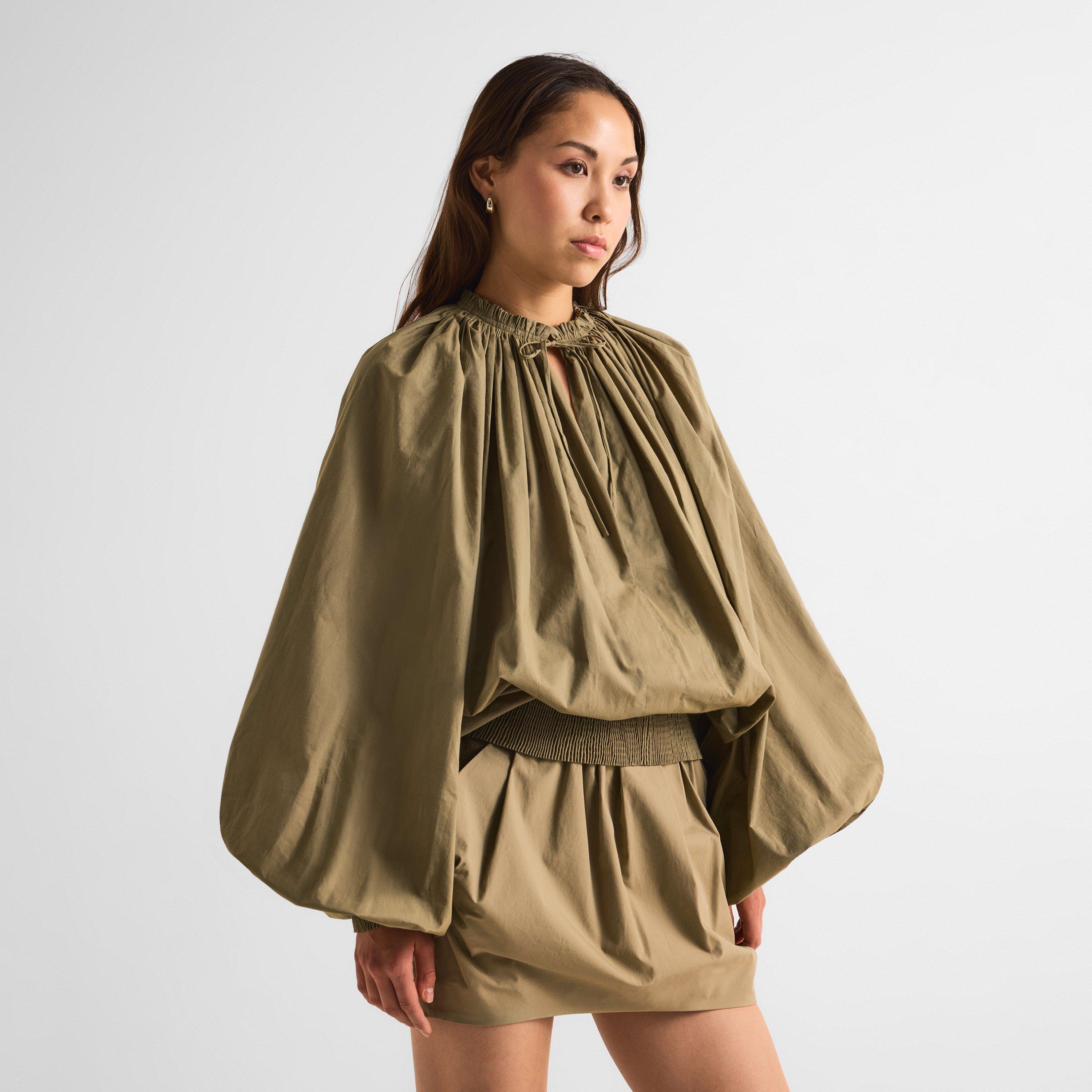 Pale Green - Balmain - Women's LS Long Sleeve Blouse - 3