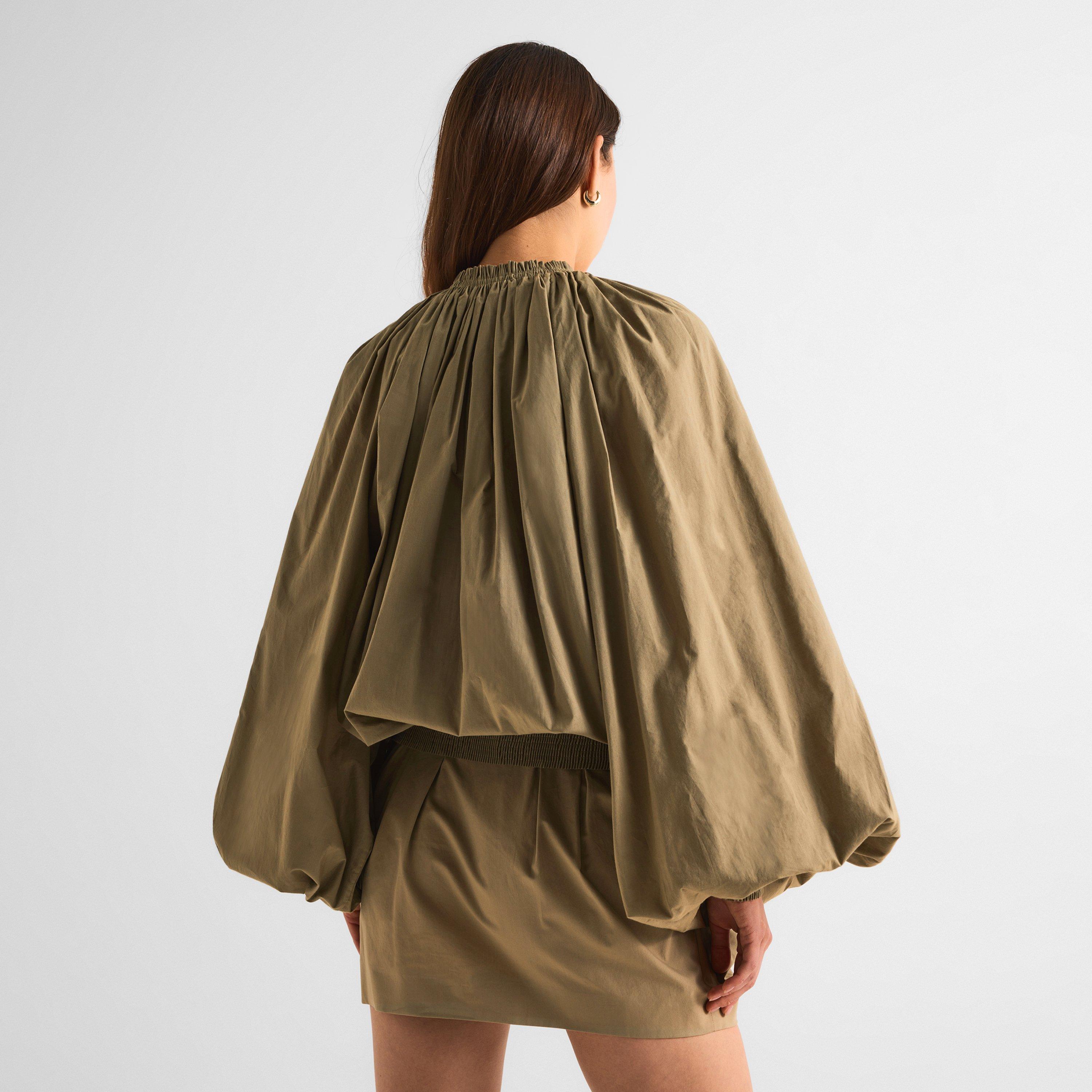 Pale Green - Balmain - Women's LS Long Sleeve Blouse - 4