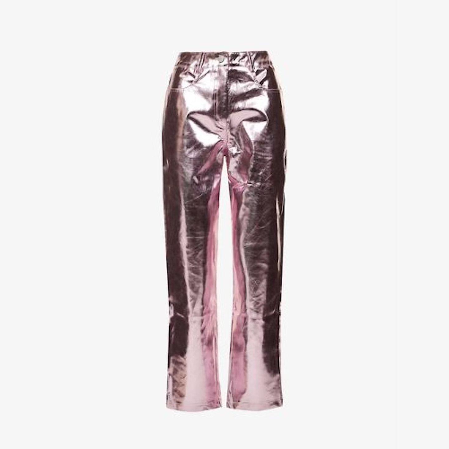 Amylynn Women's Lupe Straight Leg Trouser - Pink - S (8)