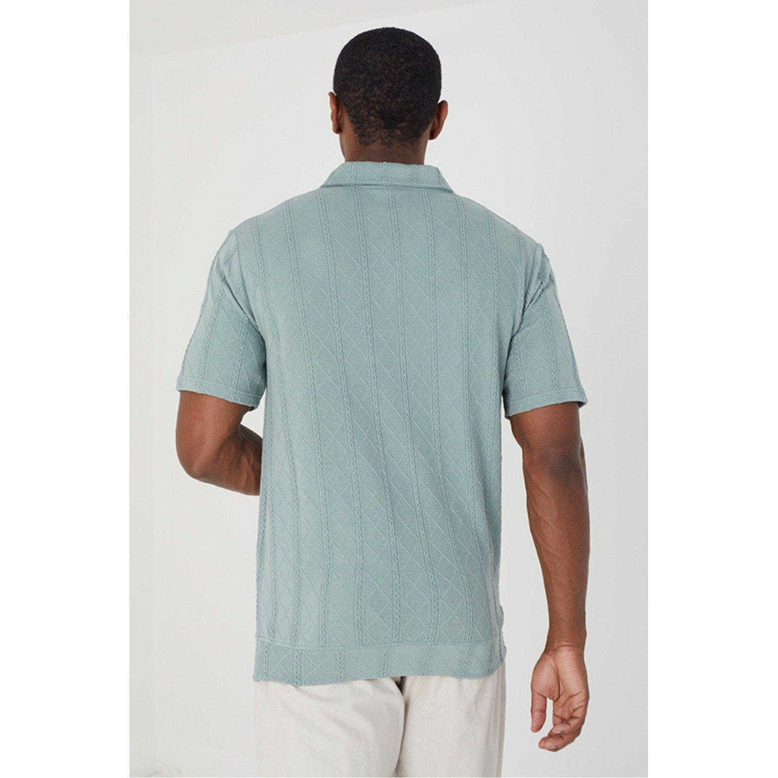 Mint Green - Brave Soul - Neck Polo - 3