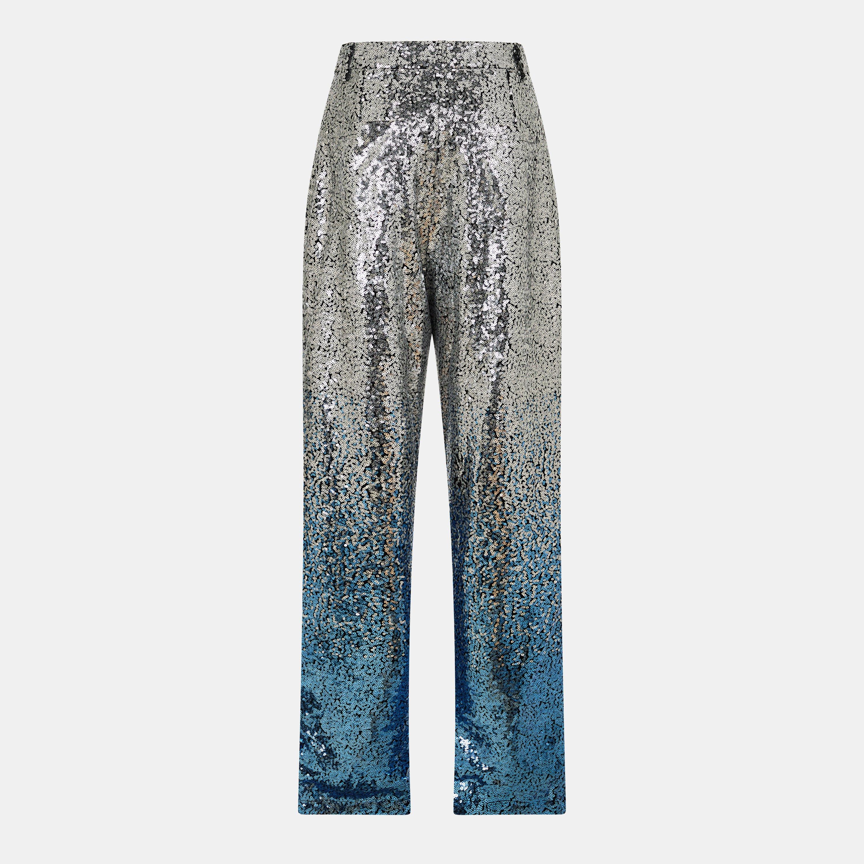 Silver - AmyLynn - Straight Leg Trousers - 2